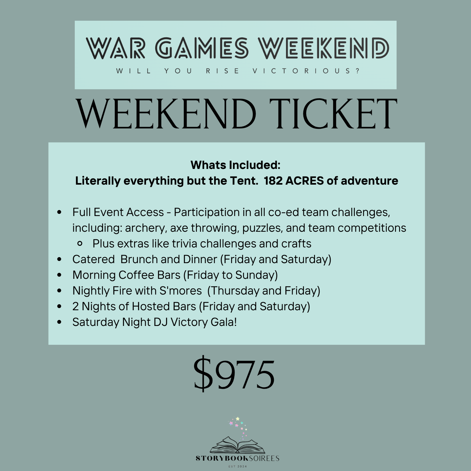 War Games Weekend Pass