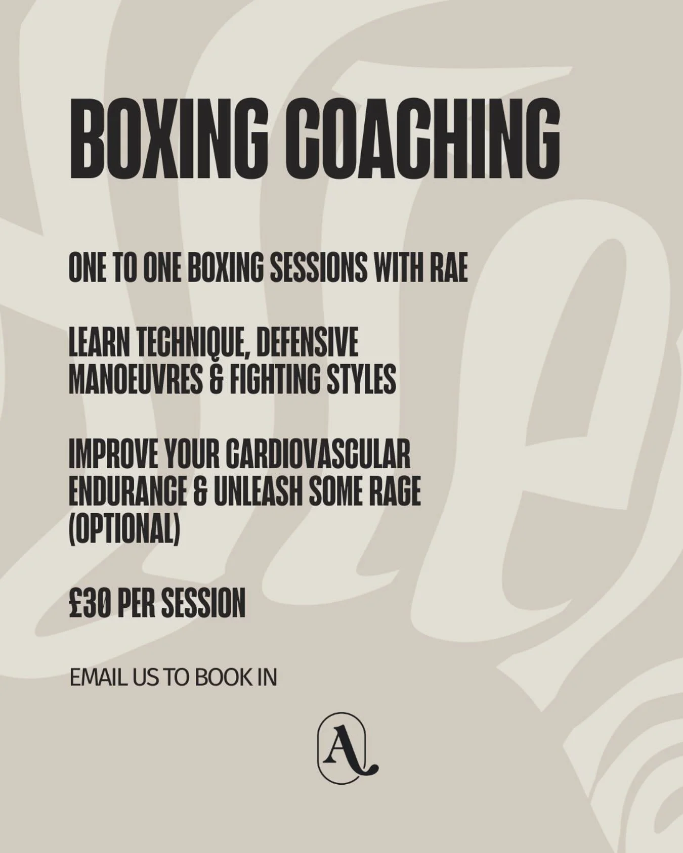 You asked &amp; we listened 

1-2-1 boxing coaching sessions are now available. 

Using pads for precision and the bag for power, learn how to box on your terms in a safe space. 

Spaces are limited so DM / email us to get booked in. 

#boxing #trans