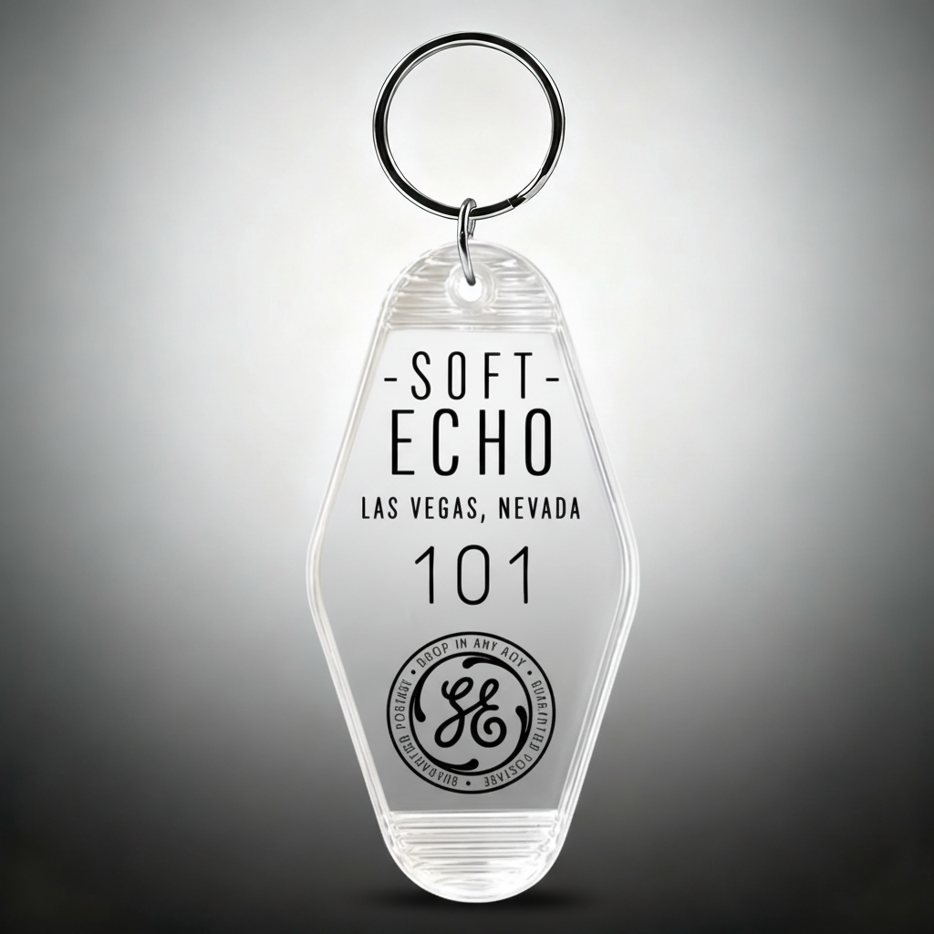 SE Motel Keychain ((Clear))