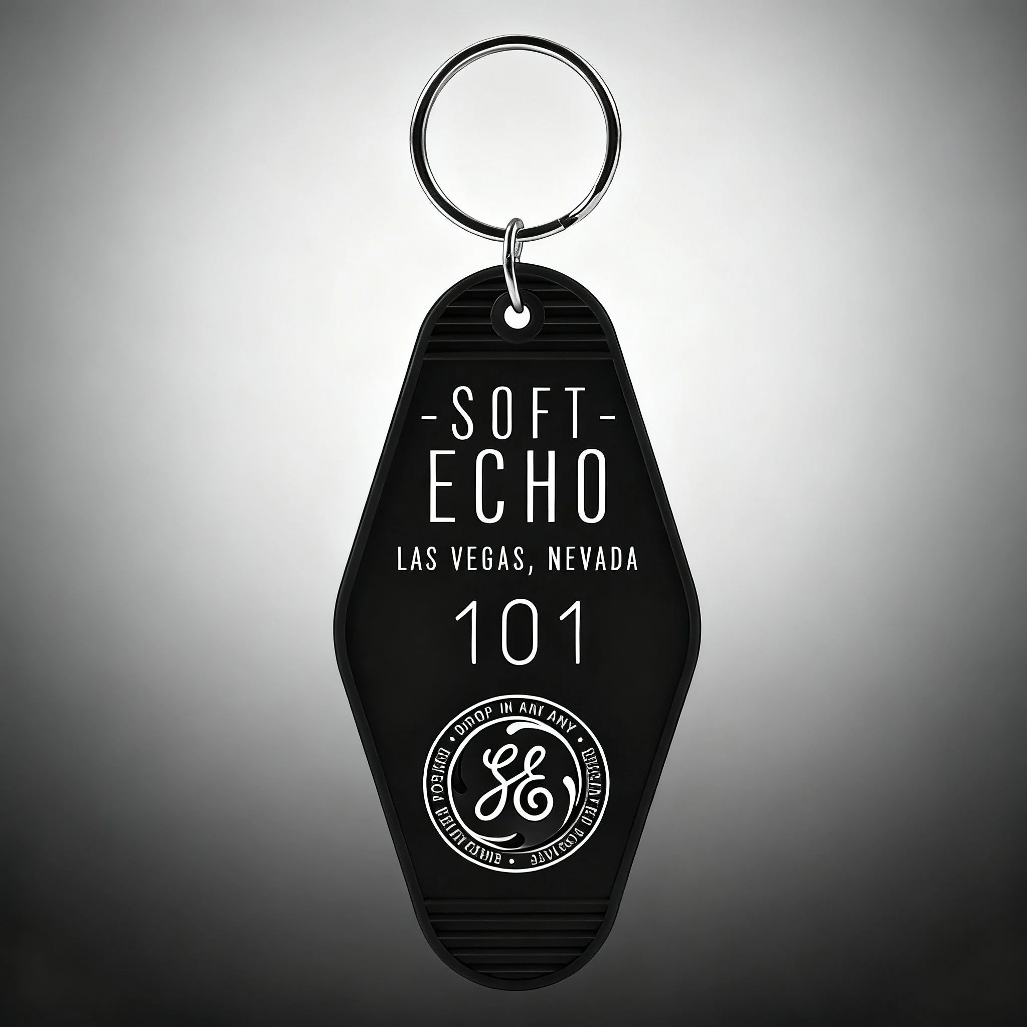 SE Motel Keychain ((Black))
