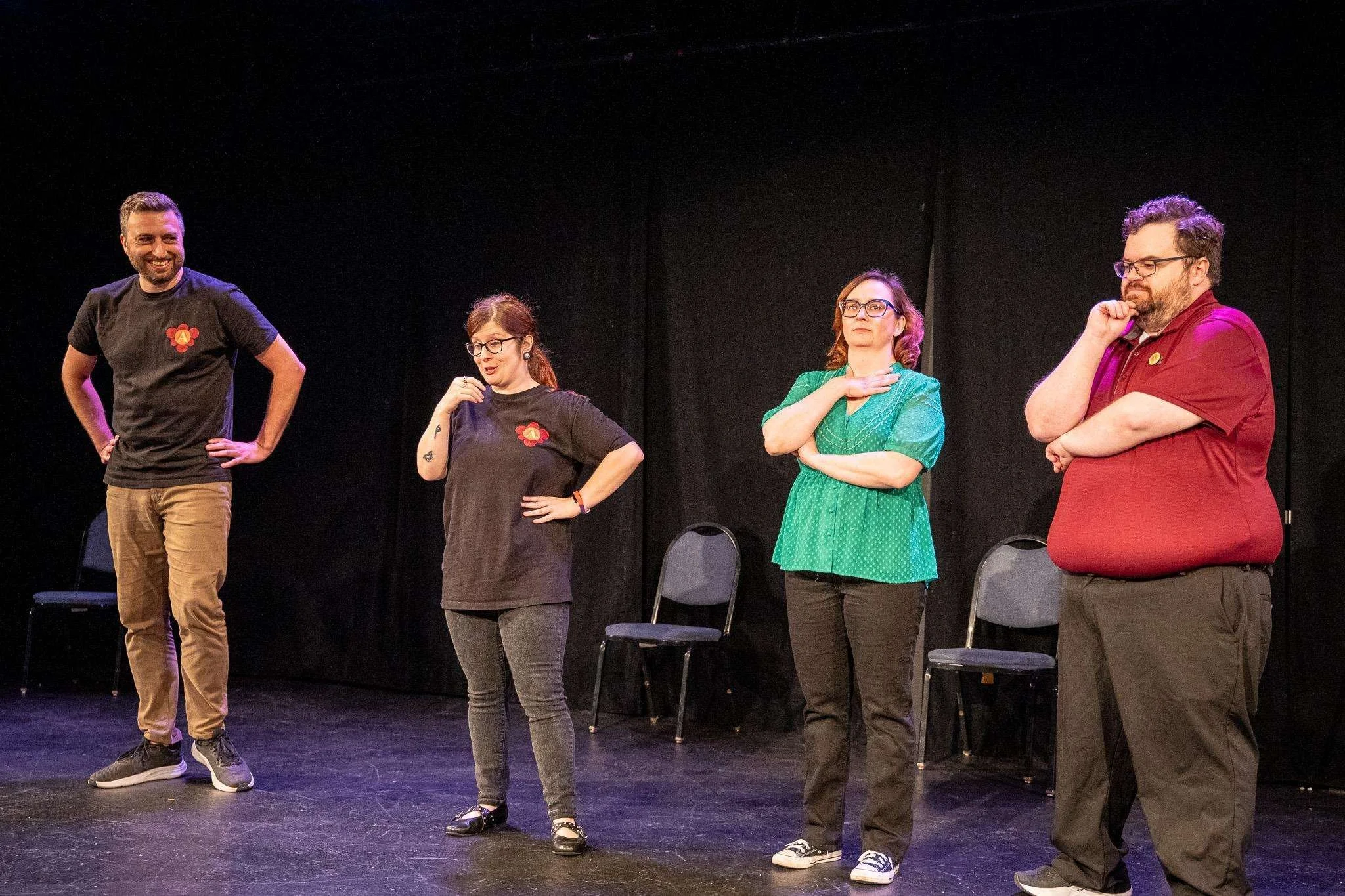 Photo of the improv team Pontoon