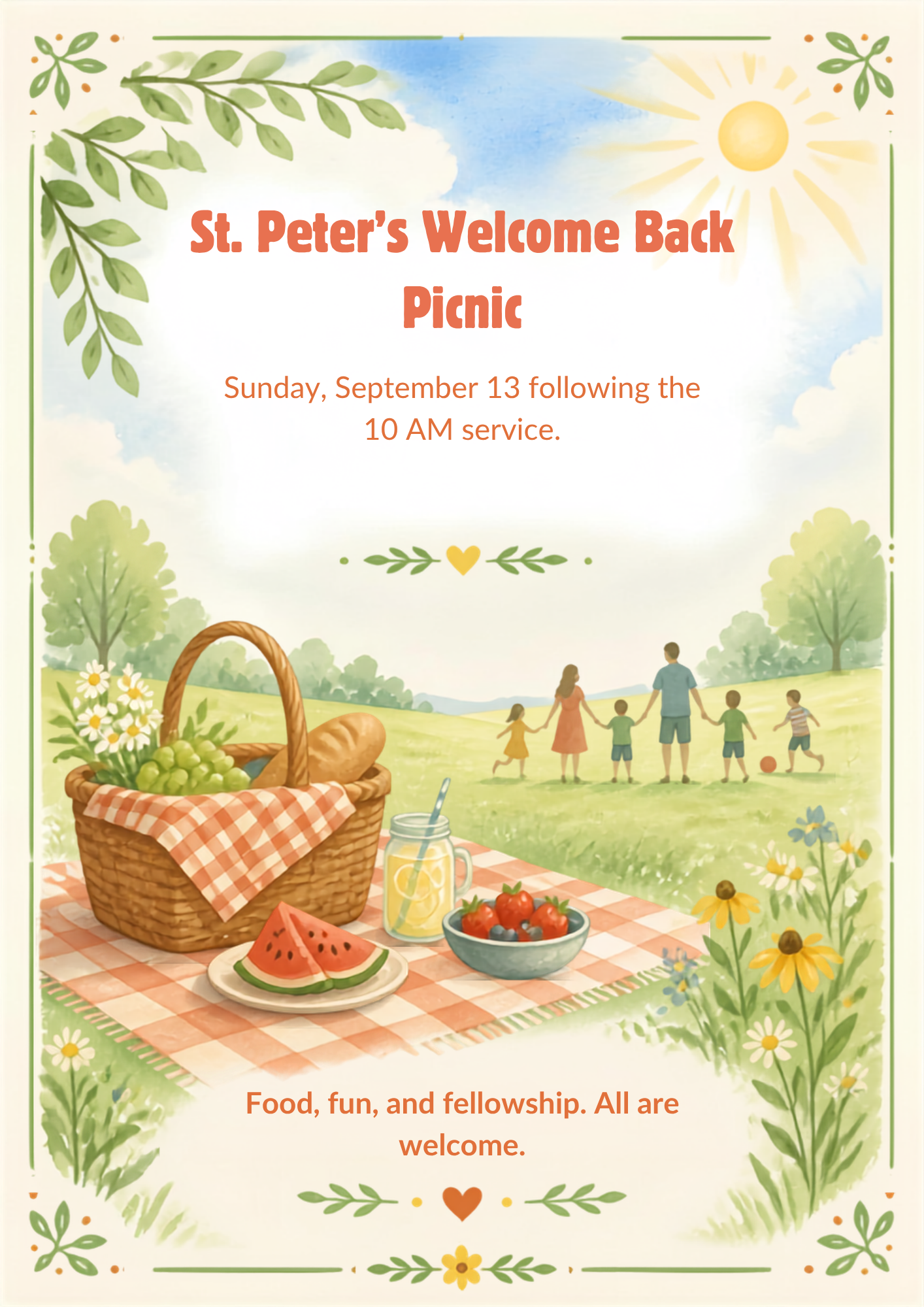 Welcome Back Picnic