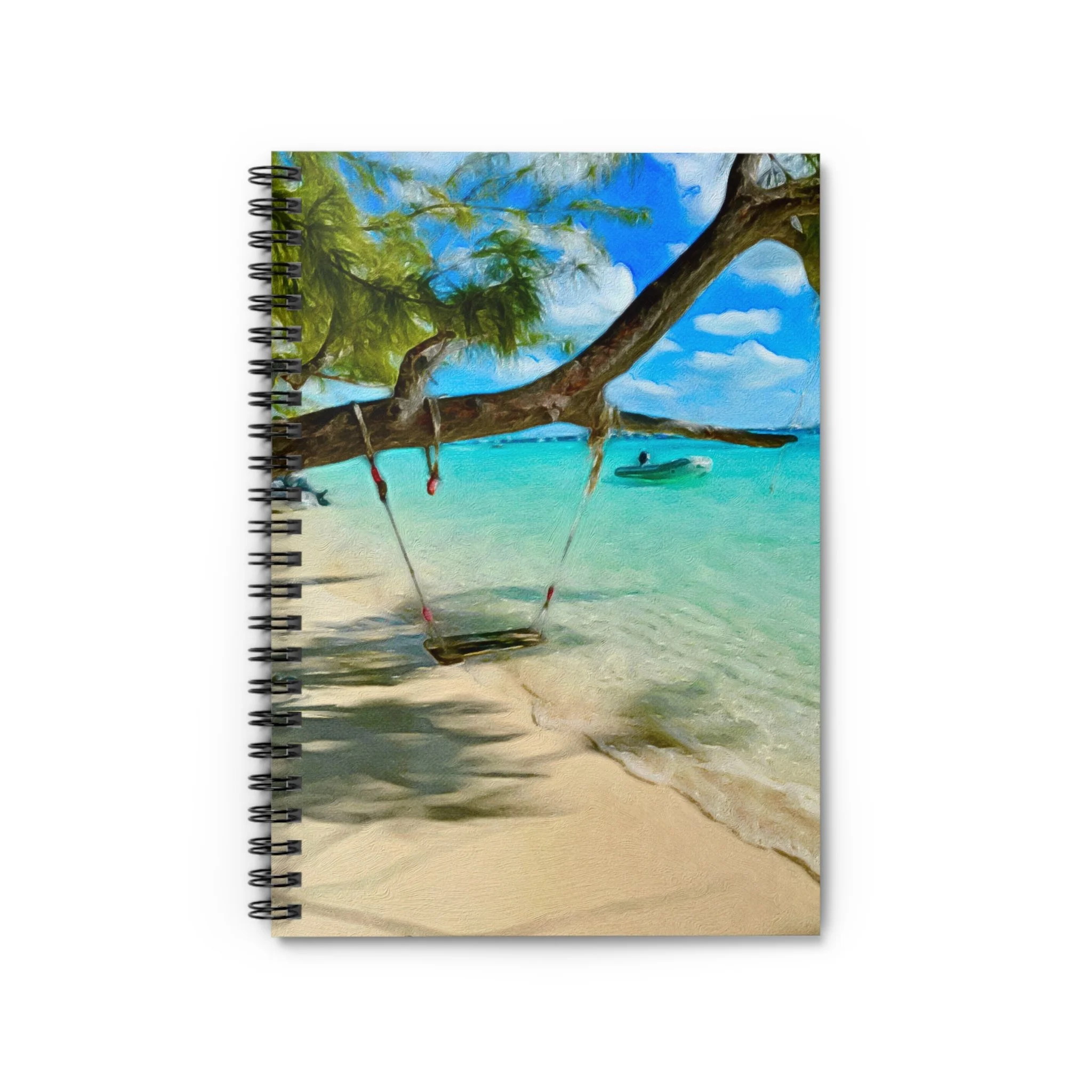 Bahamas Tropical Swing Spiral Notebook