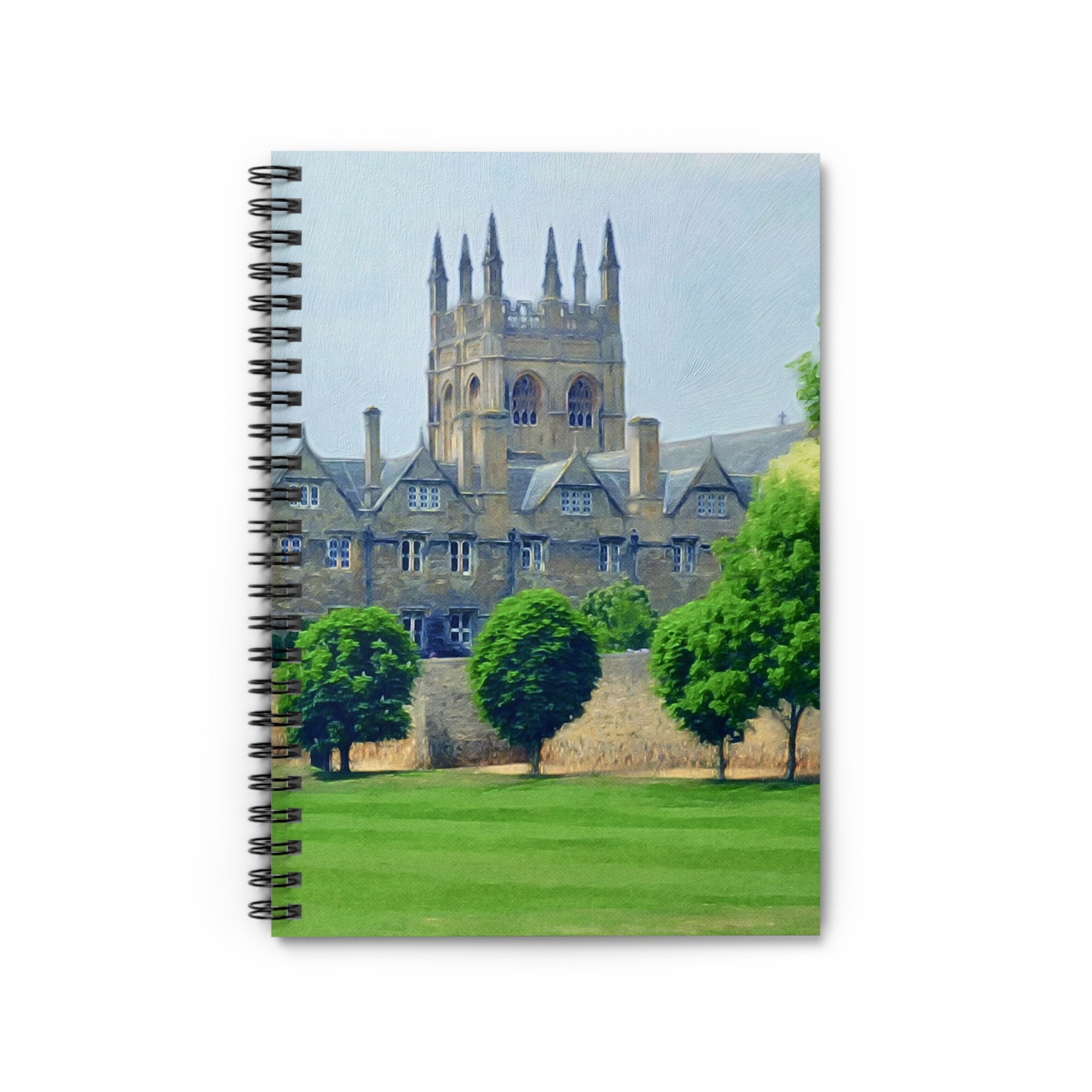 Oxford University- Merton College Spiral Notebook