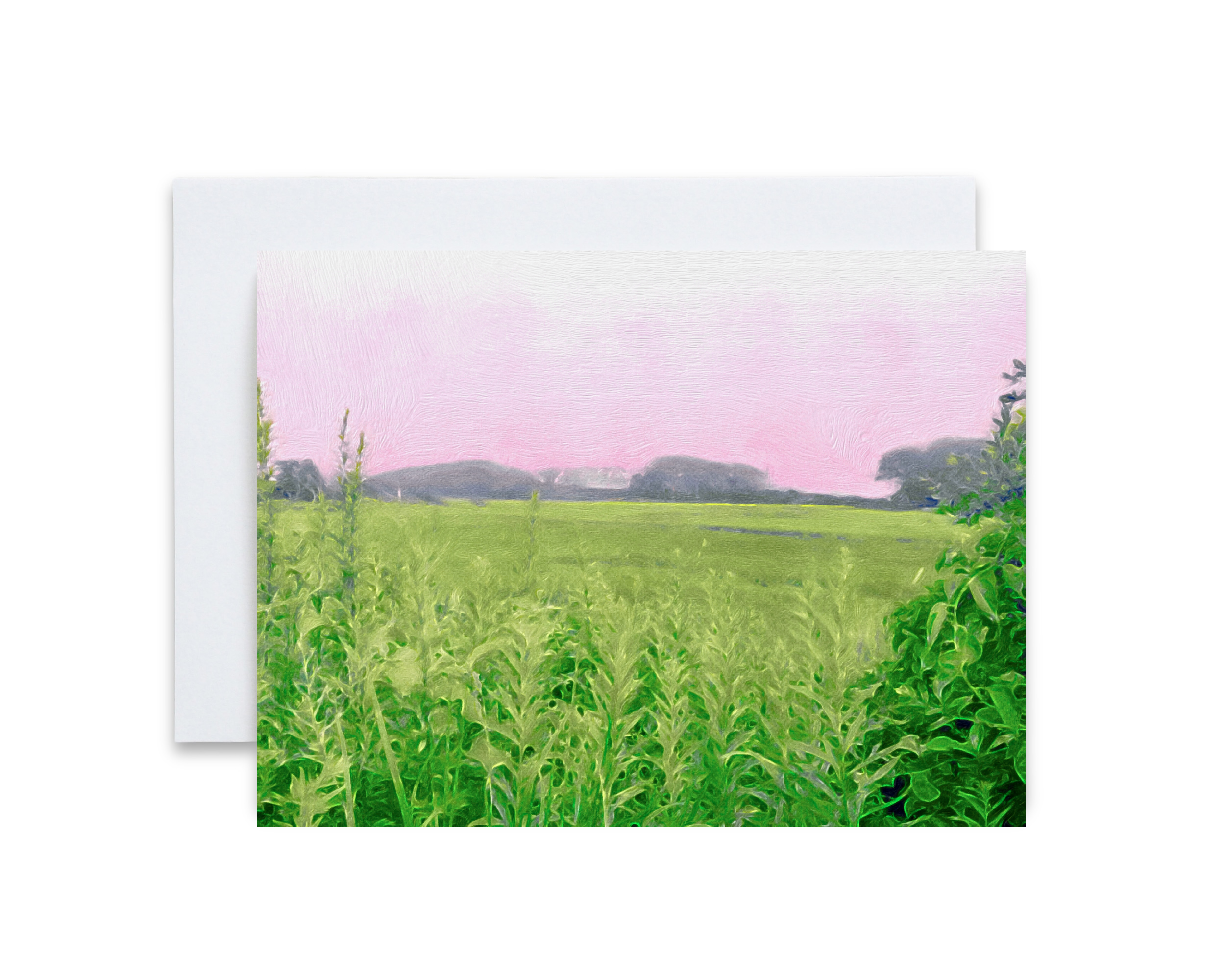 Sunset Fields Note Cards