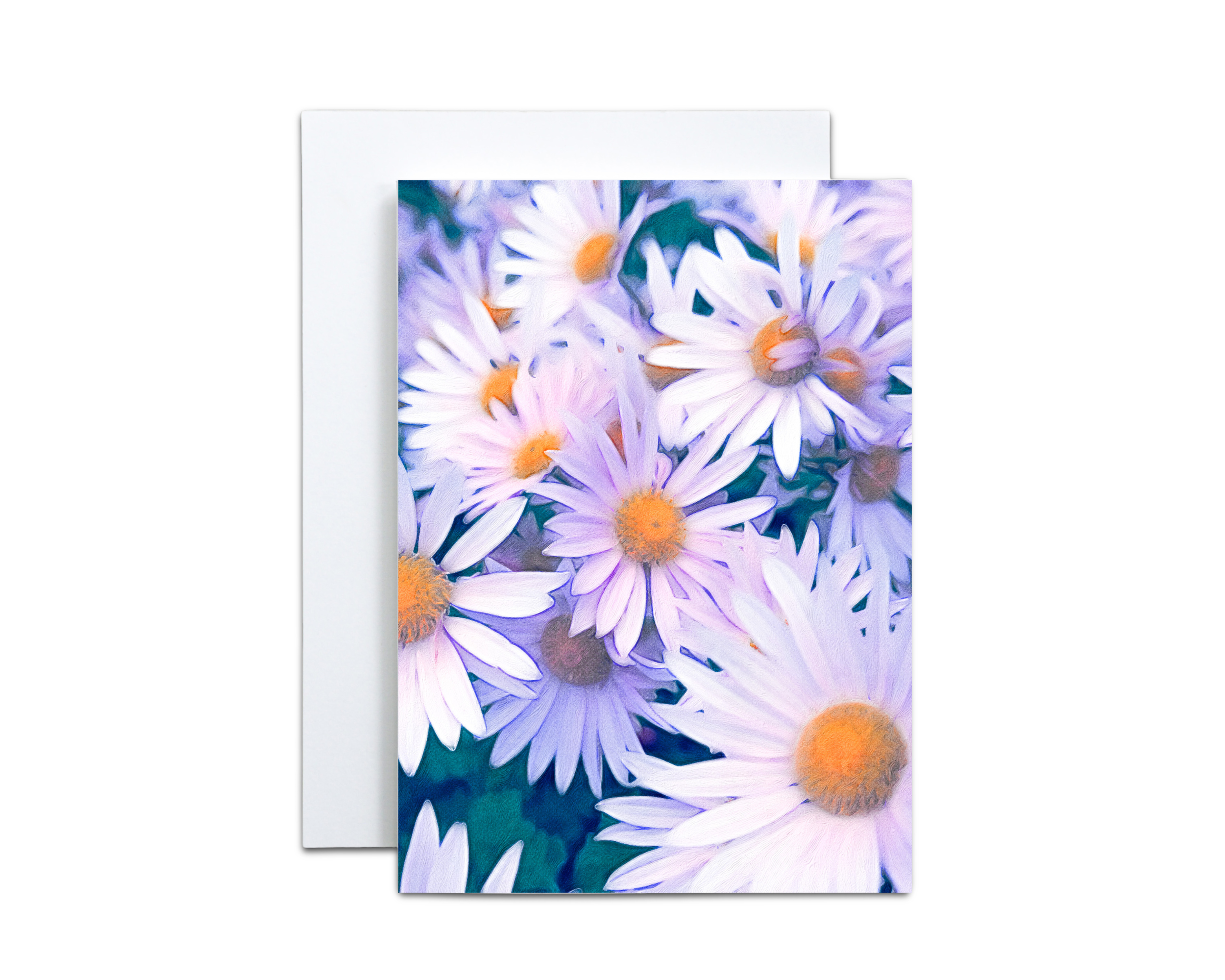 Purple Aster Note Cards- 10 Cards & 10 Envelopes