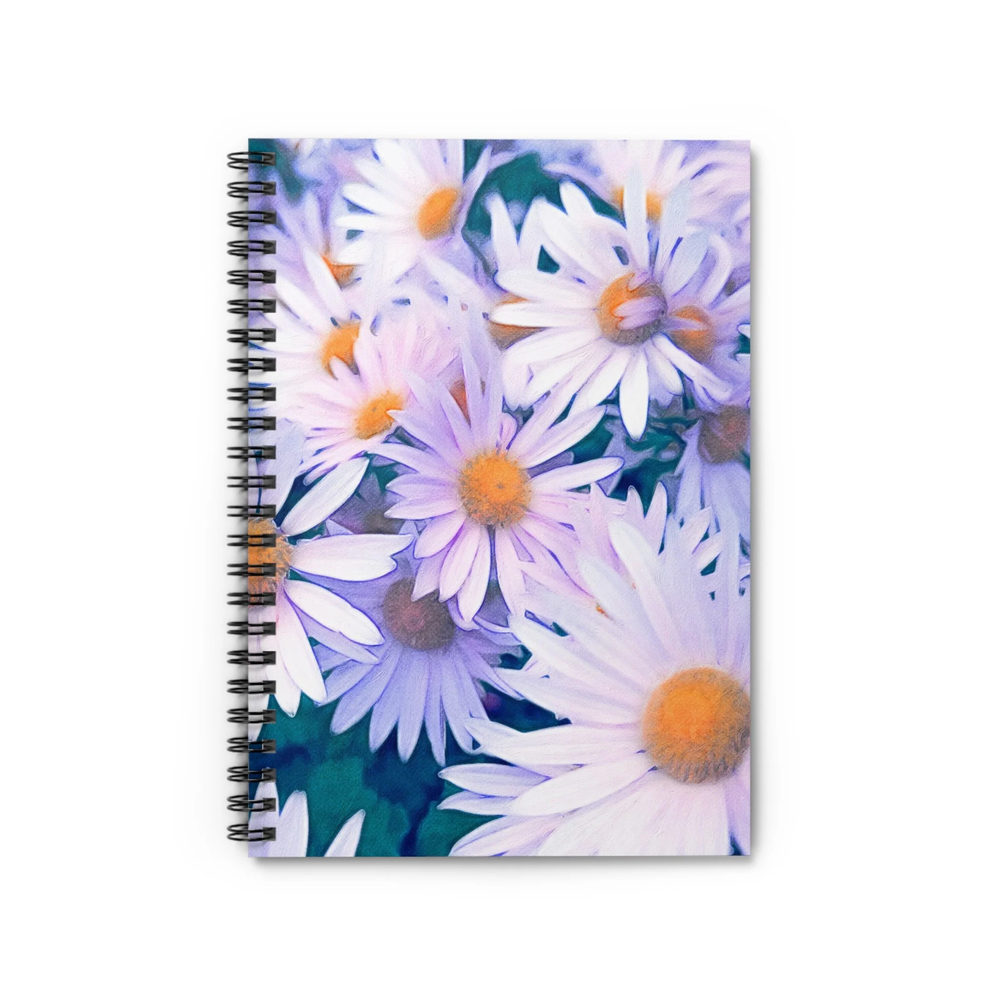 Purple Aster Spiral Notebook