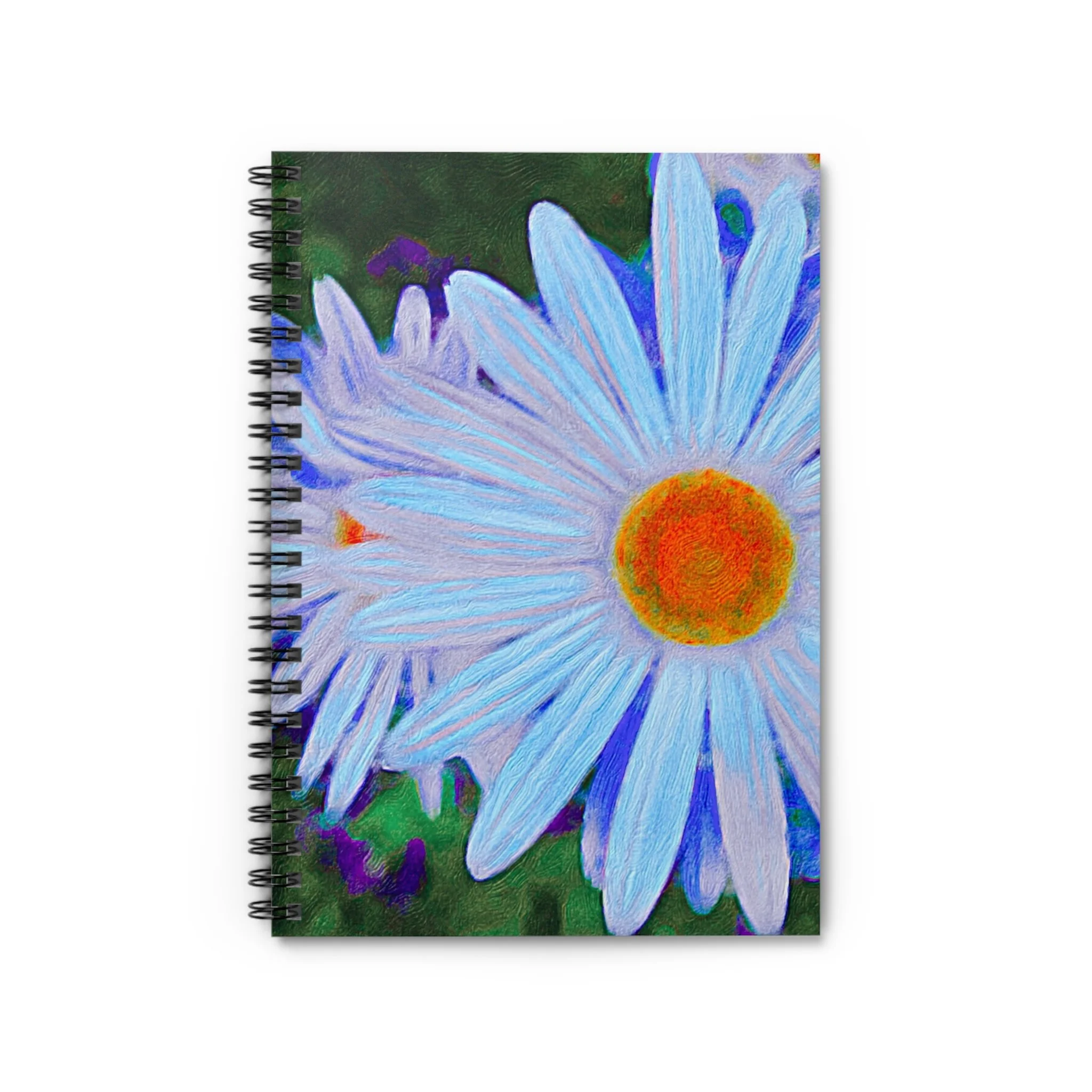 Blue Daisy Spiral Notebook