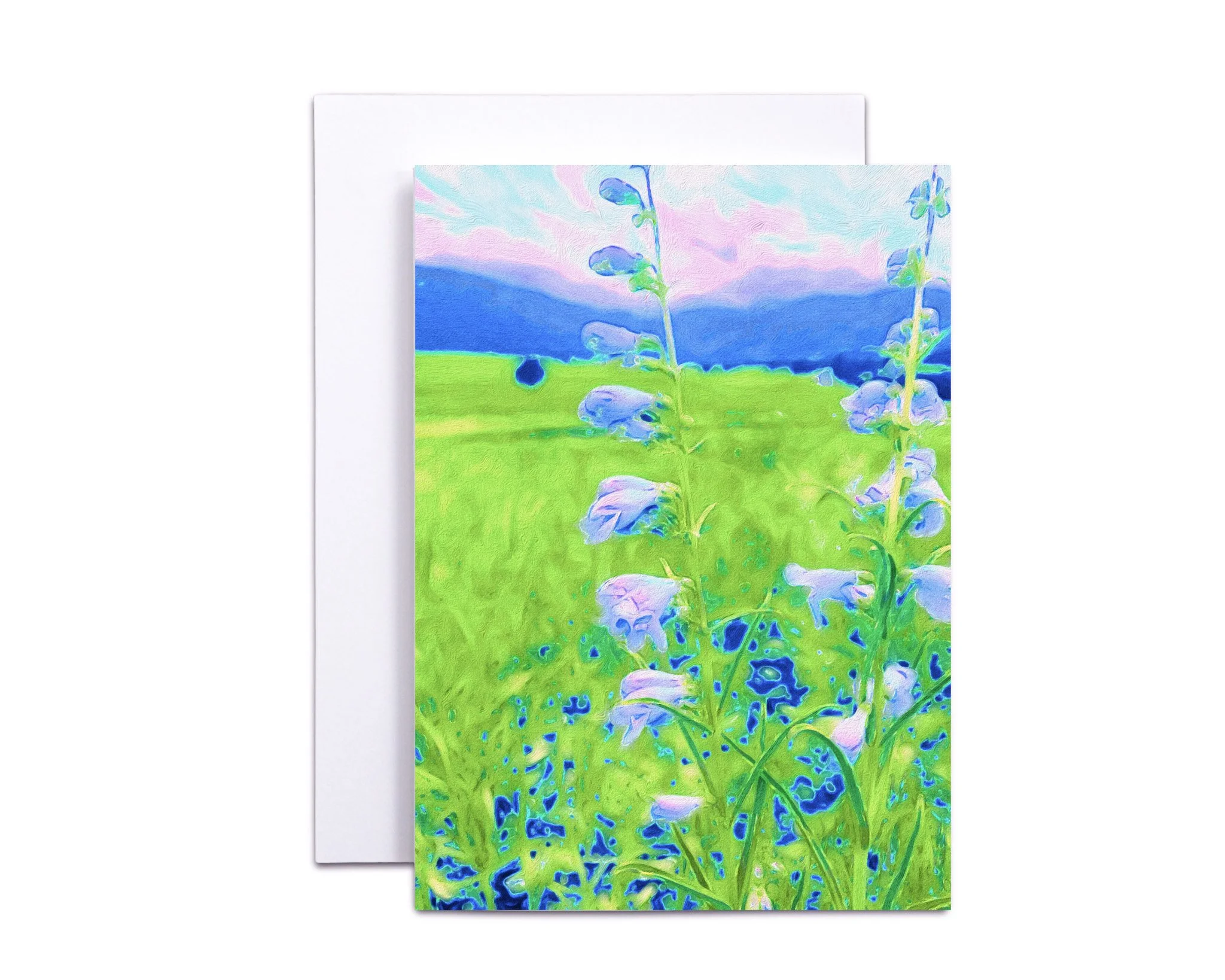 Blue Mountain Flowers Note Cards