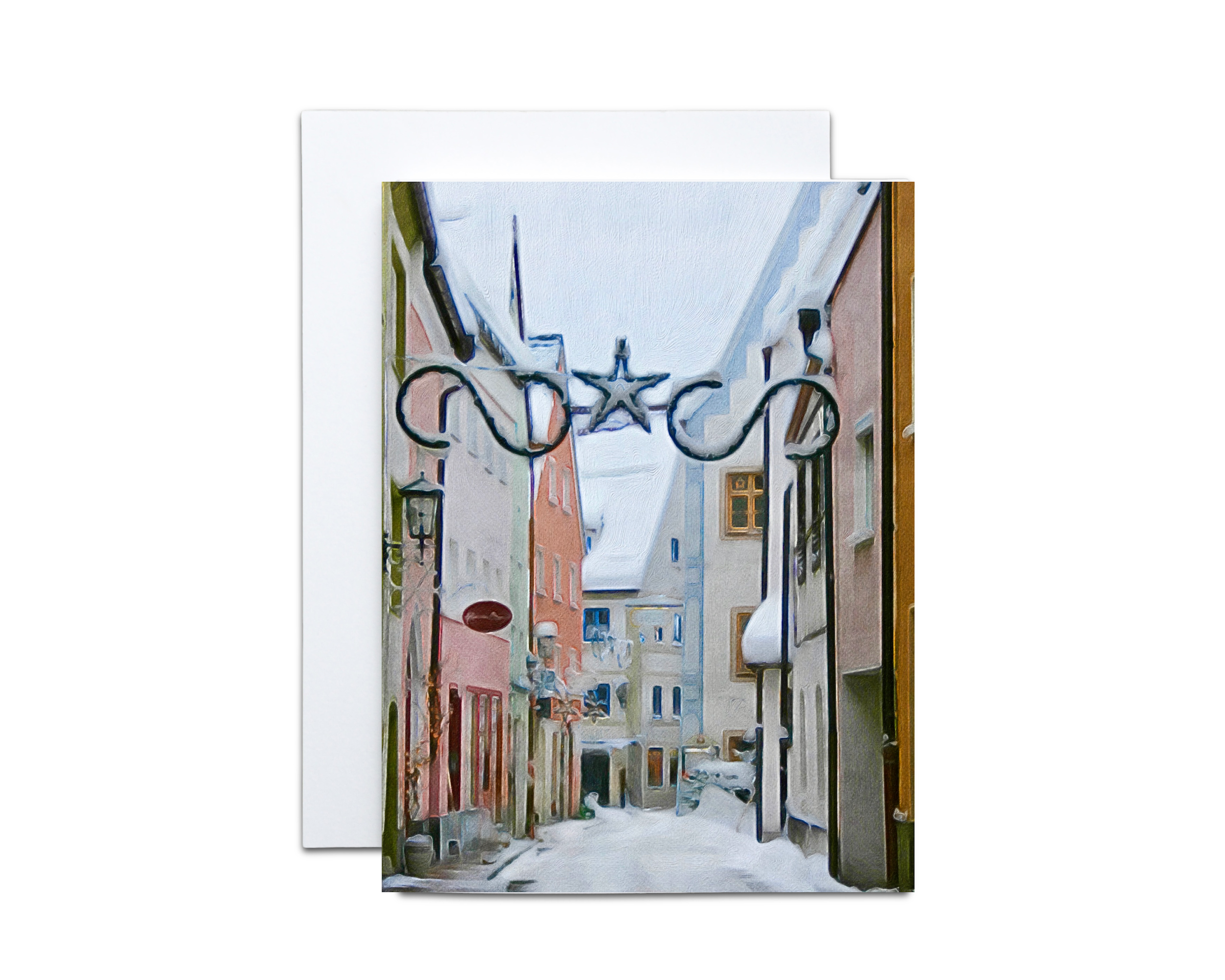 Snowy Bavaria Note Cards- 10 Cards & 10 Envelopes
