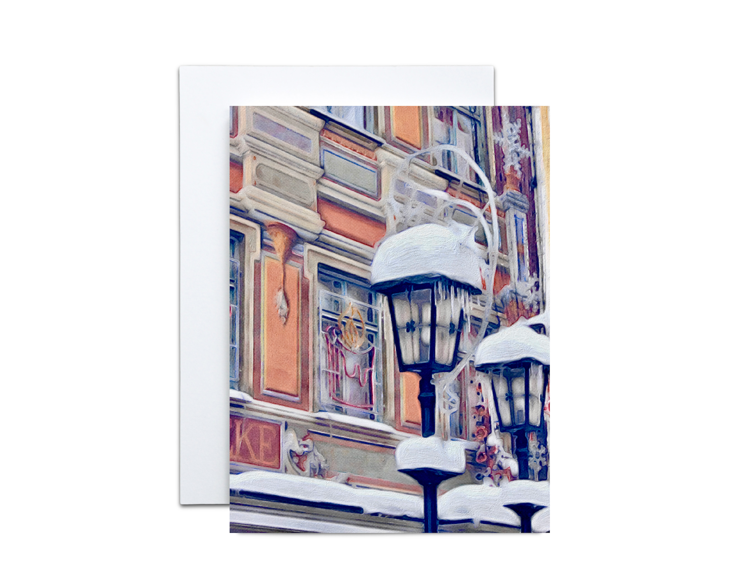Bavaria Lamp Posts Note Cards