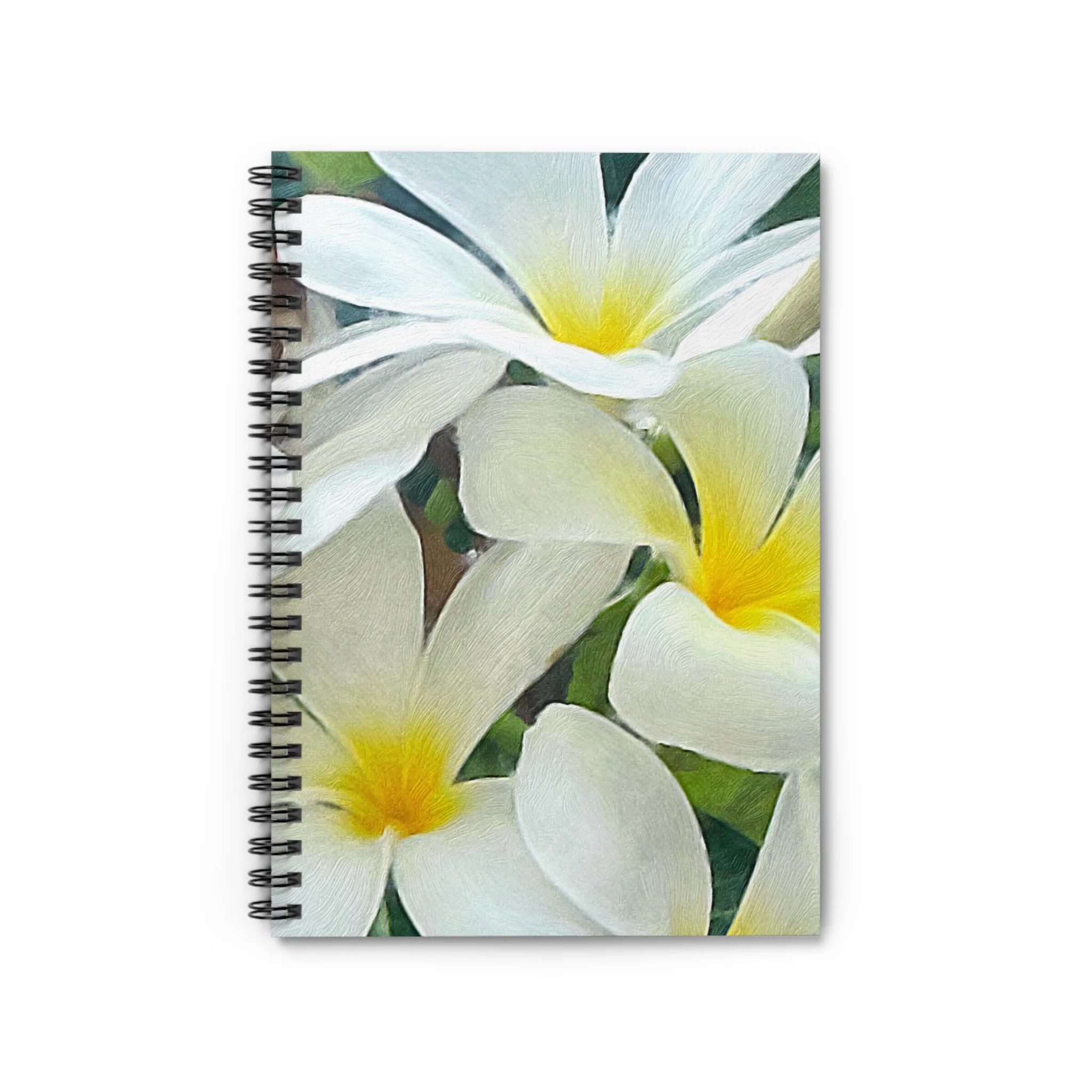 Tropical Plumeria Spiral Notebook