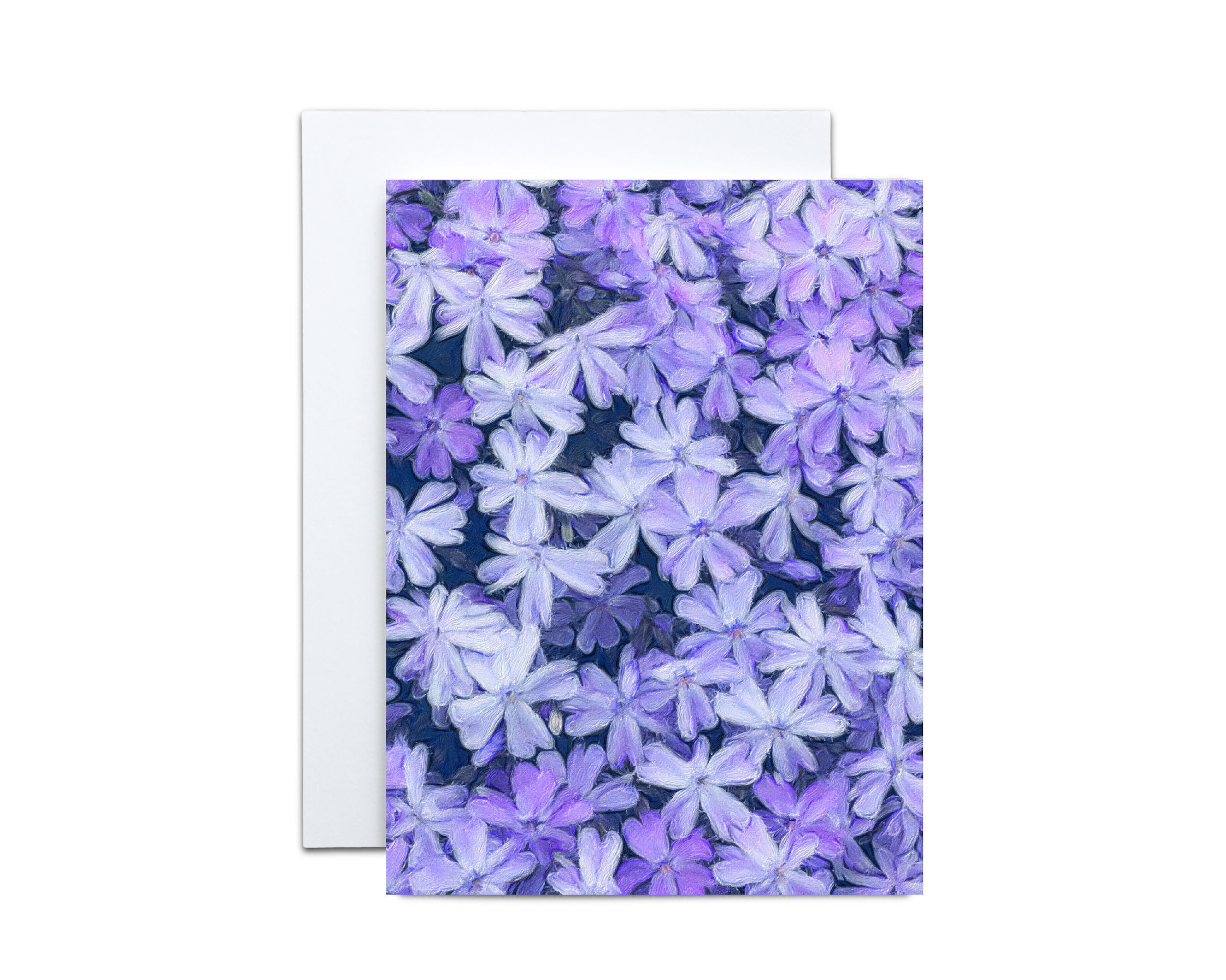 Purple Phlox Note Cards- 10 Cards & 10 Envelopes
