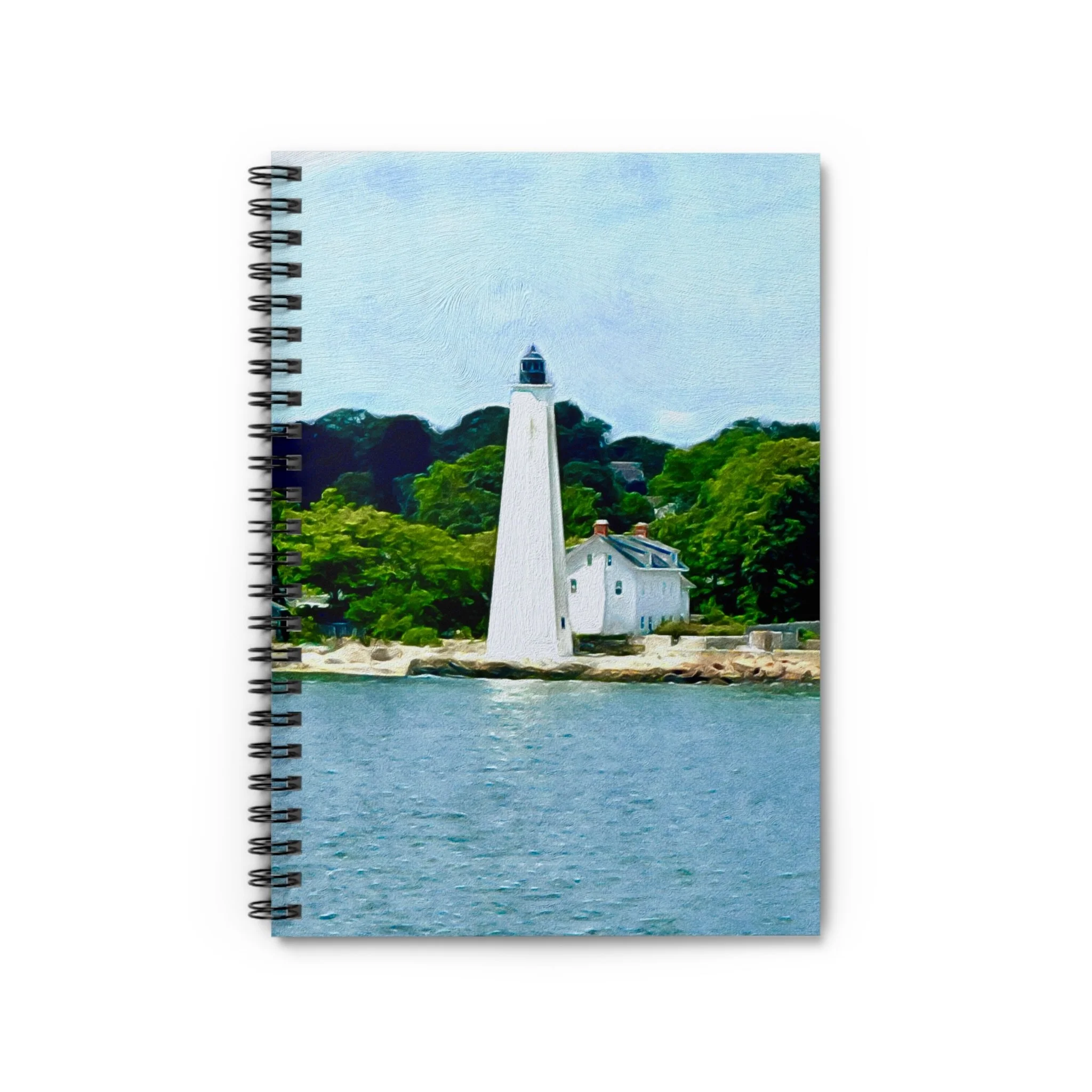 Maine Lighthouse Spiral Notebook