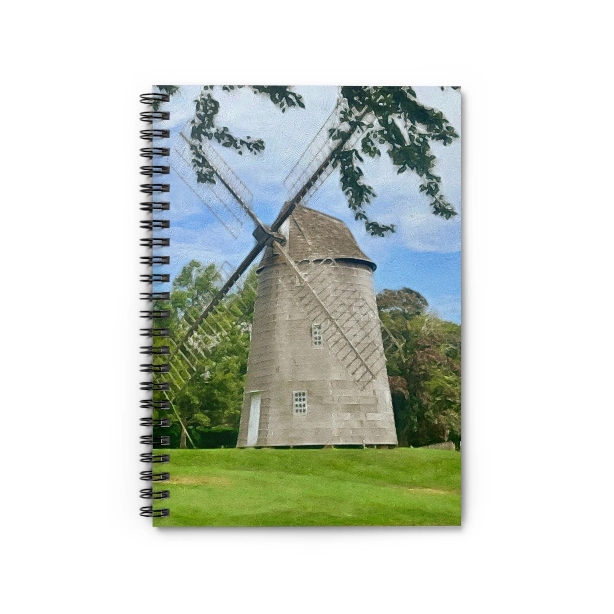 Historic Windmill Spiral Notebook