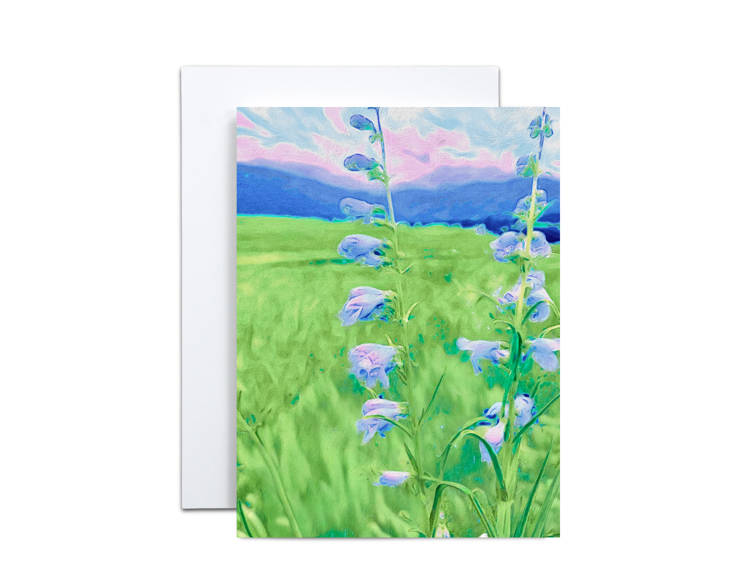 Blue Mountain Flowers Note Cards