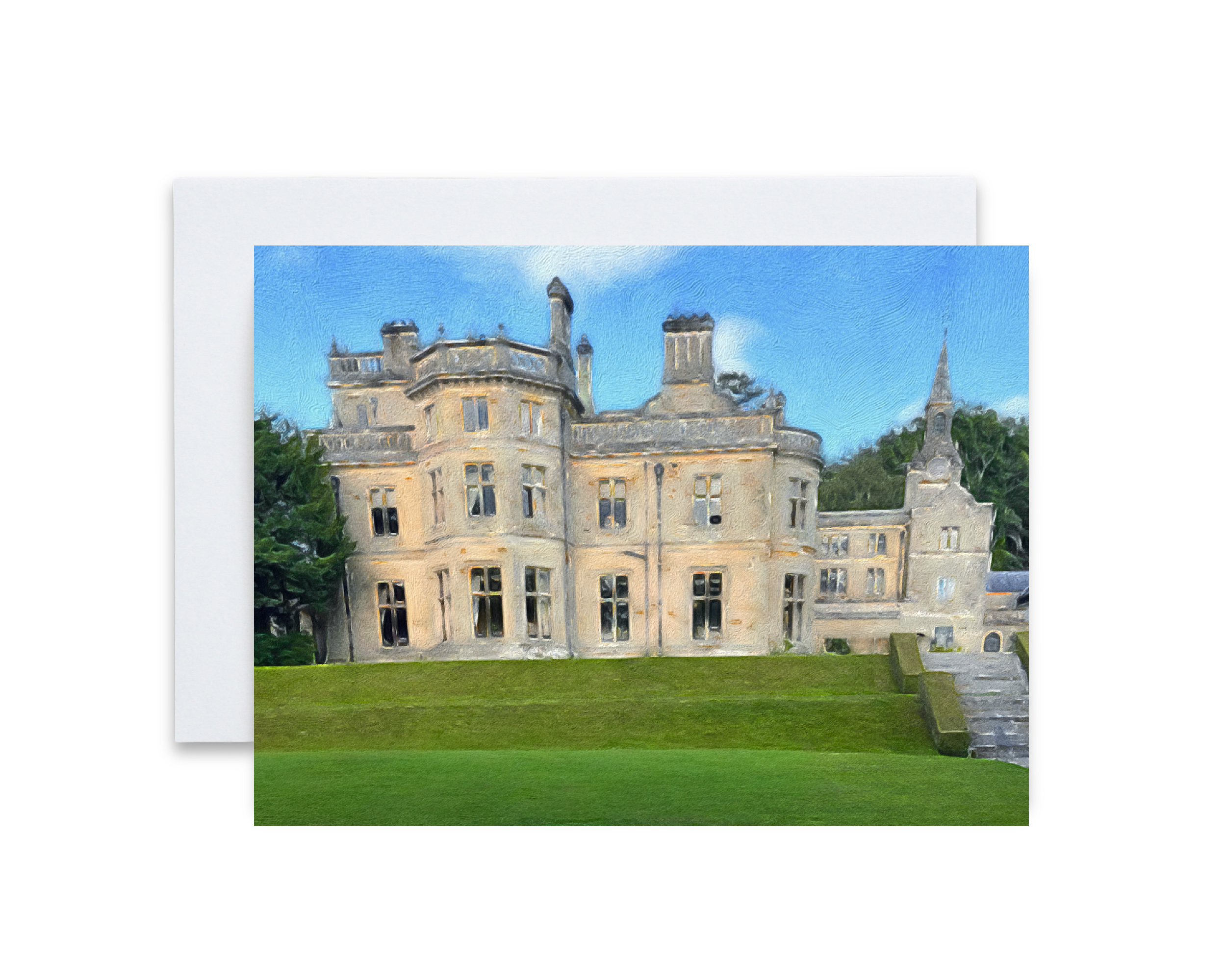 Historic Country House in Wales Note Cards