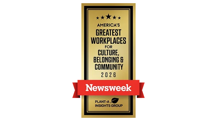 2026 Newsweek America's Greatest Workplaces for Culture, Belonging, & Community