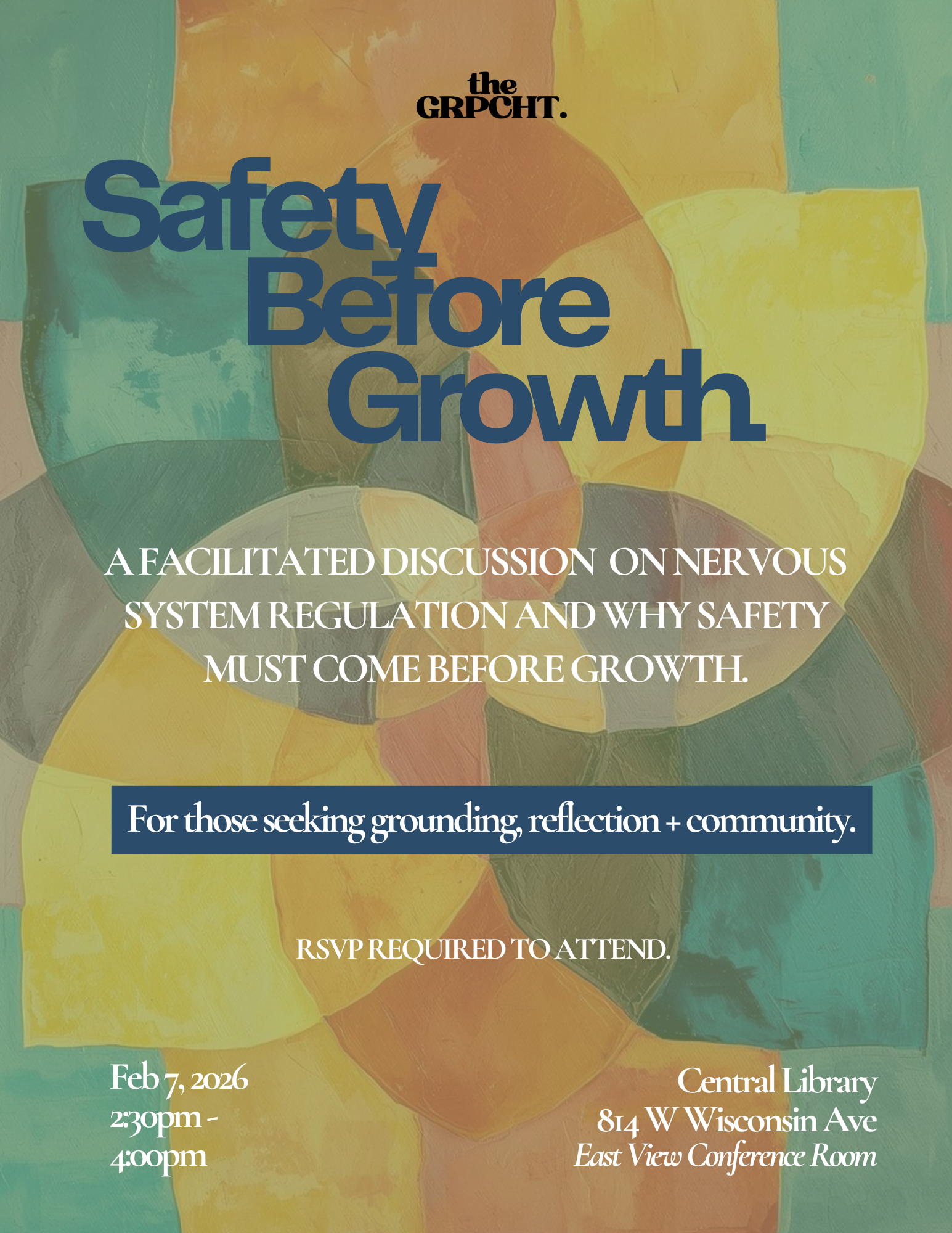 Safety Before Growth.