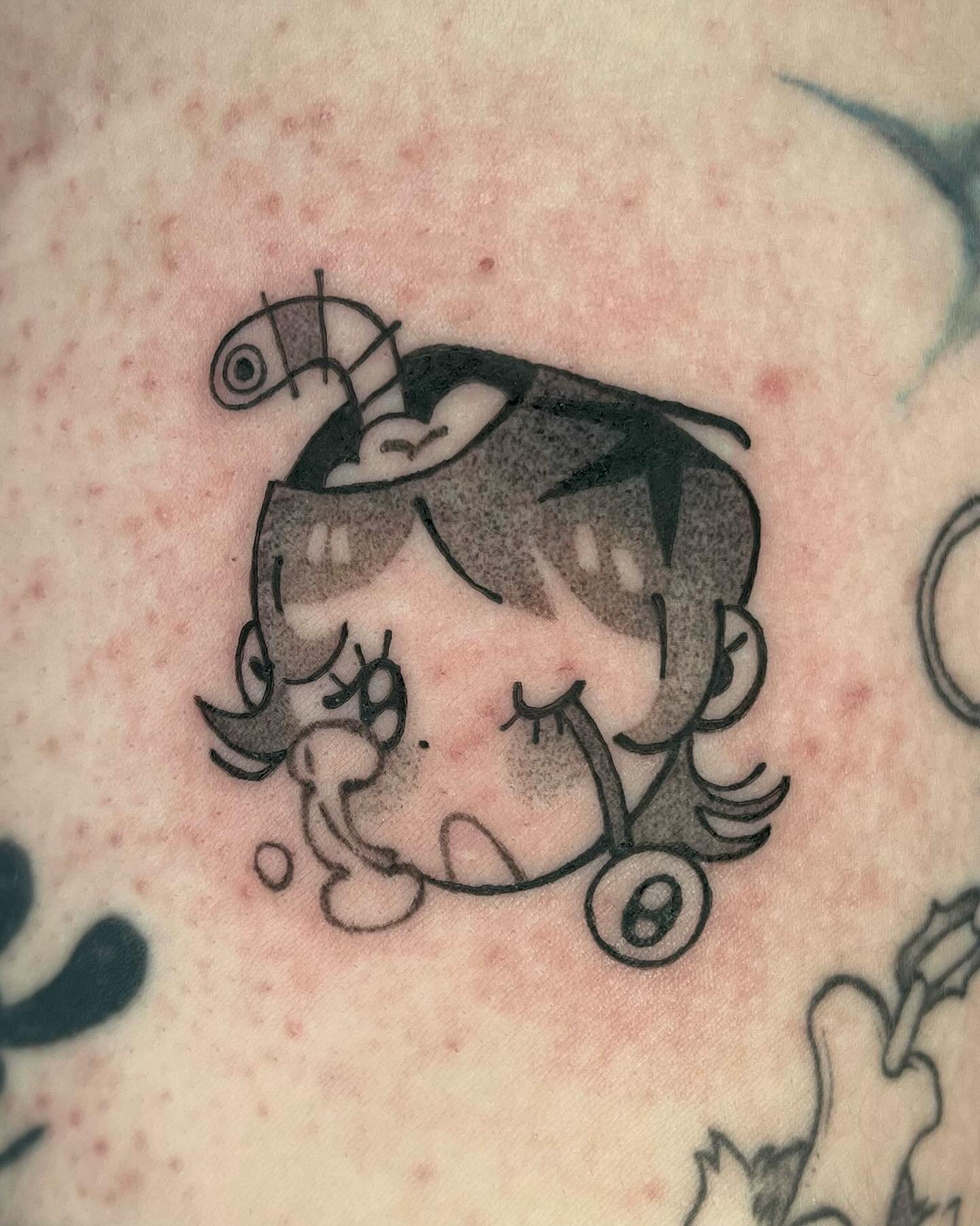 Littlest zombie girl flash for Mason from my Toronto guest spot! Thank you again for claiming this design 🤧🤧
.
.
.
.
.
#montrealtattoo #montrealtattooartist #tattoomontreal #ignorantstyletattoo #illustrativetattoo #ignorant_tattoos #cutetattoo