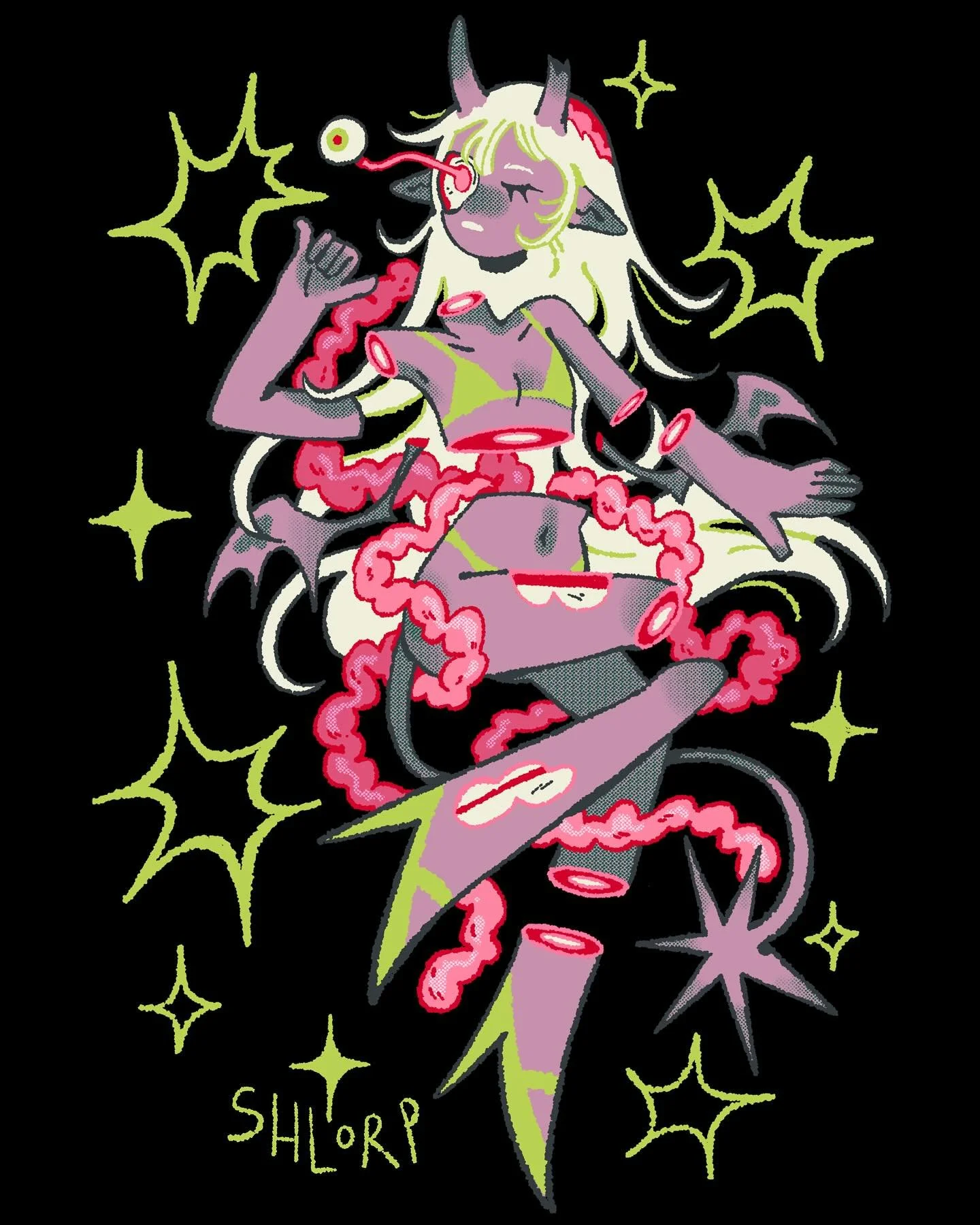 A sad story to this drawing as you can see in the next slides. Witness my foolishness in real time with the time lapse!
This is going to be released as merch in the near future pls buy it to make up for my idiocy&hellip;&hellip;.. :&rsquo;&bull;)