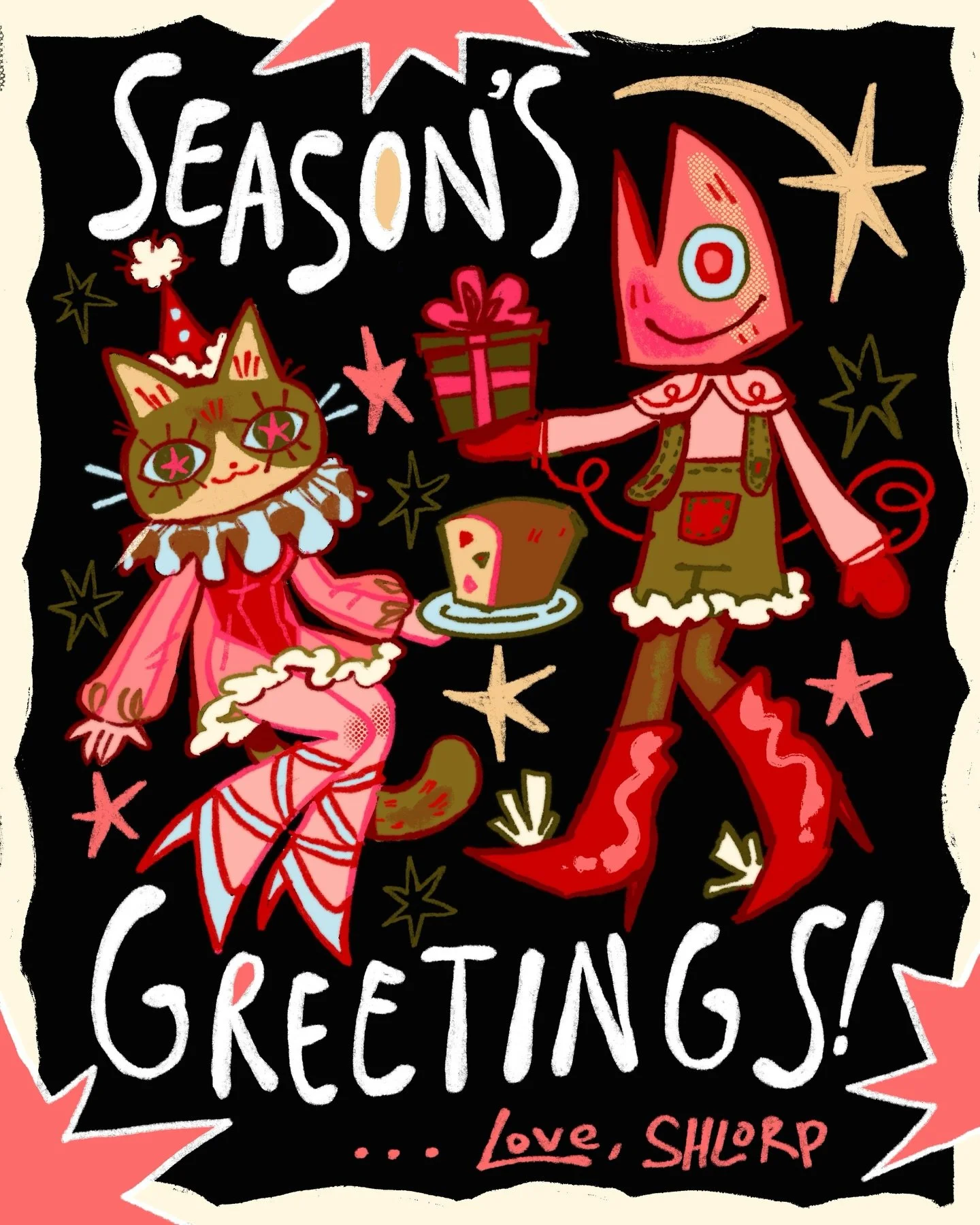 Happy holidays from ur pal shlorp 🌟! Hope it is restful and full of love