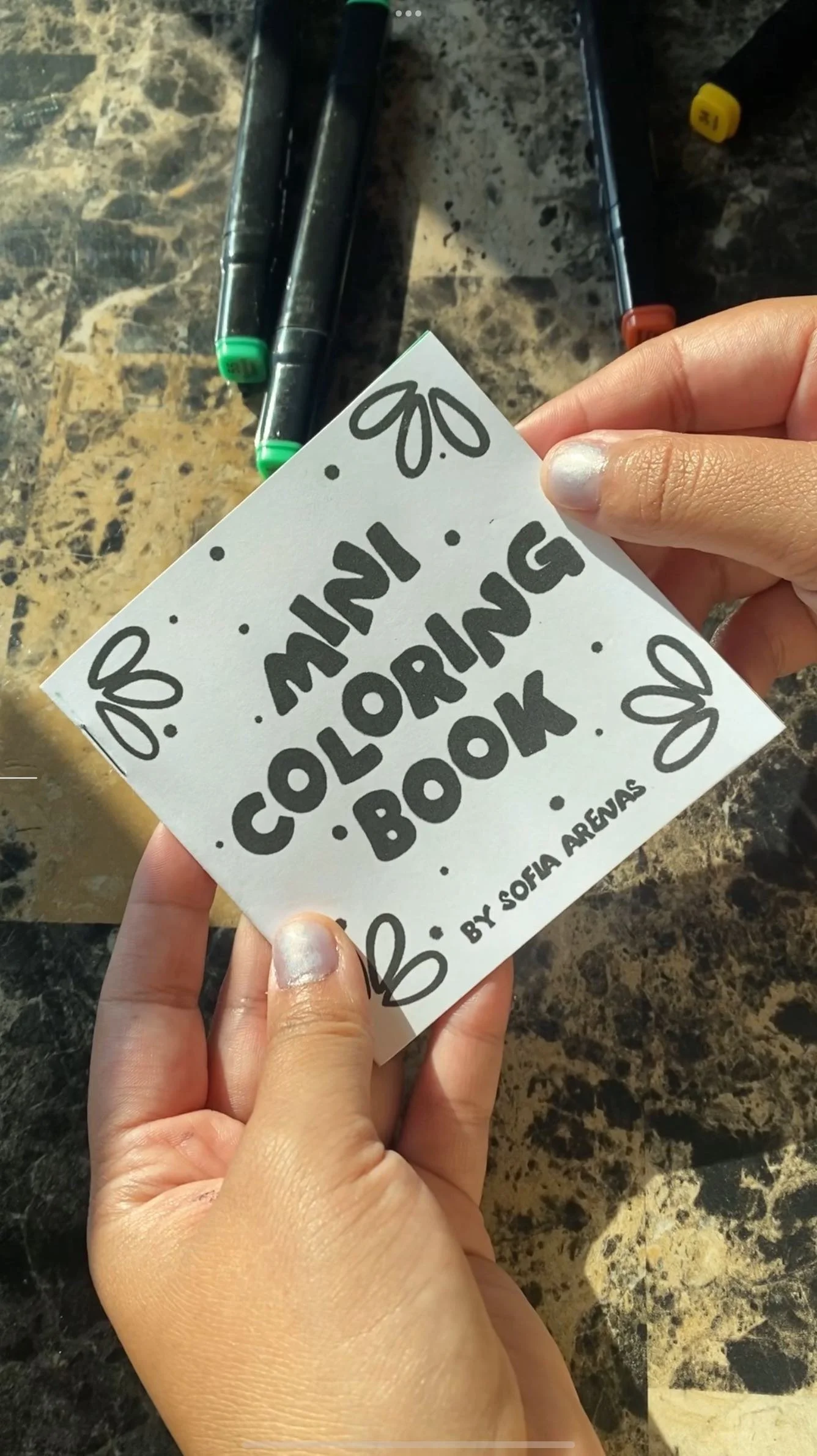 🌈 IT’S HERE!
Introducing the ✨MINI COLORING BOOK✨~ by me! After spending time coloring tile sets, I wanted to make something you could color too. Each mini book includes a mix of my illustrations, ready to be colored in, so there’s alwa