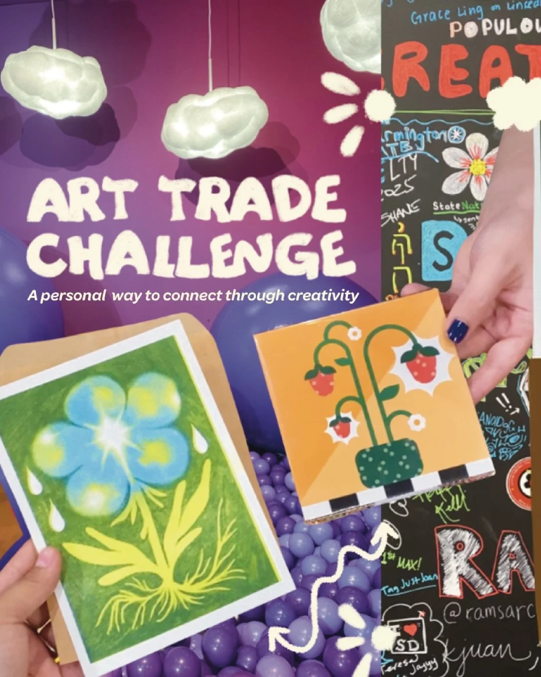 Try new things! Practice free will!
Embracing that has led me to do things while scared, like taking my art to @adobe MAX hoping to trade with the amazing artist vendors.

I didn&rsquo;t know what to expect and the idea of rejection is always scary, 