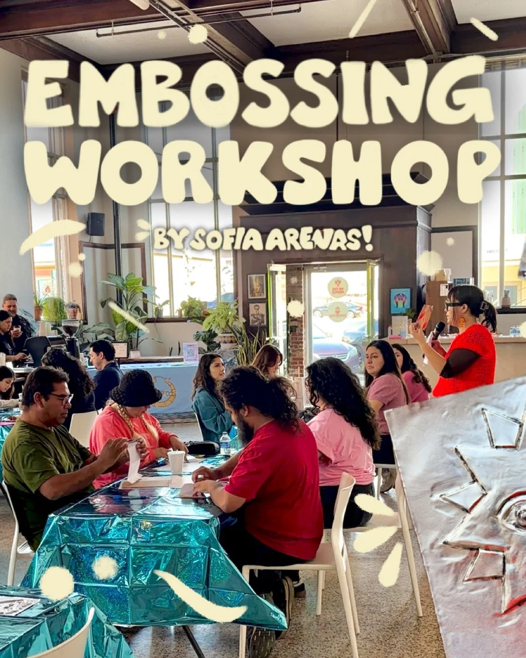 🦋EMBOSSING WORKSHOP HIGHLIGHTS🦋

Where we turned flat foil to ✨🤍✨

Experimenting with foil embossing templates I made including hearts, suns, and strawberries using everyday objects to bring it to life!&nbsp;Watching how everyone slowly sculpts to