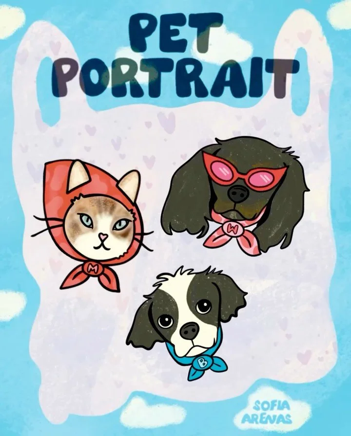 WELCOME TO MY PET PORTRAIT COLLECTION 🐱🐶

Since starting pet portraits, I&rsquo;ve been collecting all these cuties into my growing little world of illustrations. Each one has their own personality, and I love figuring out how to bring that to life