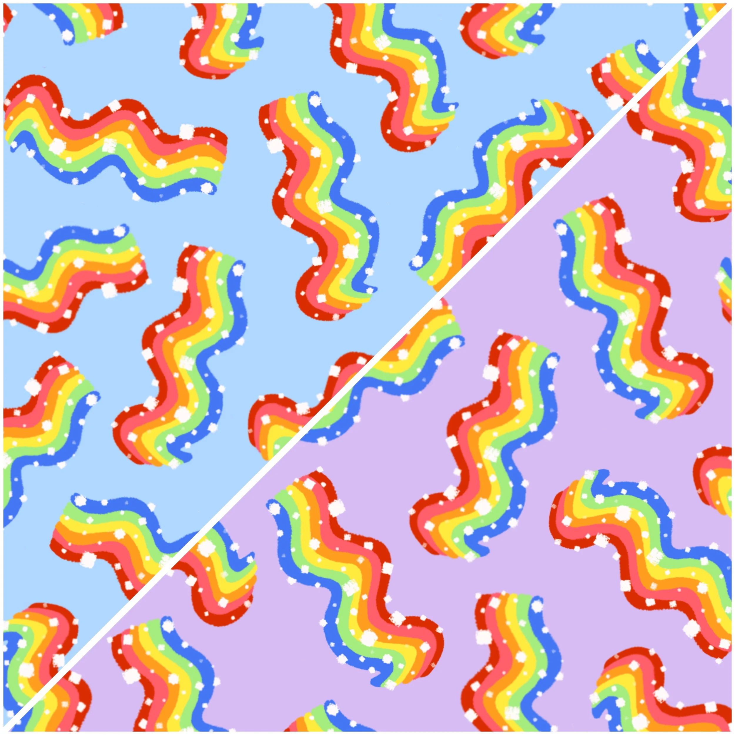 Rainbow Sour Belts - Fat Quarter Set (Preorder)