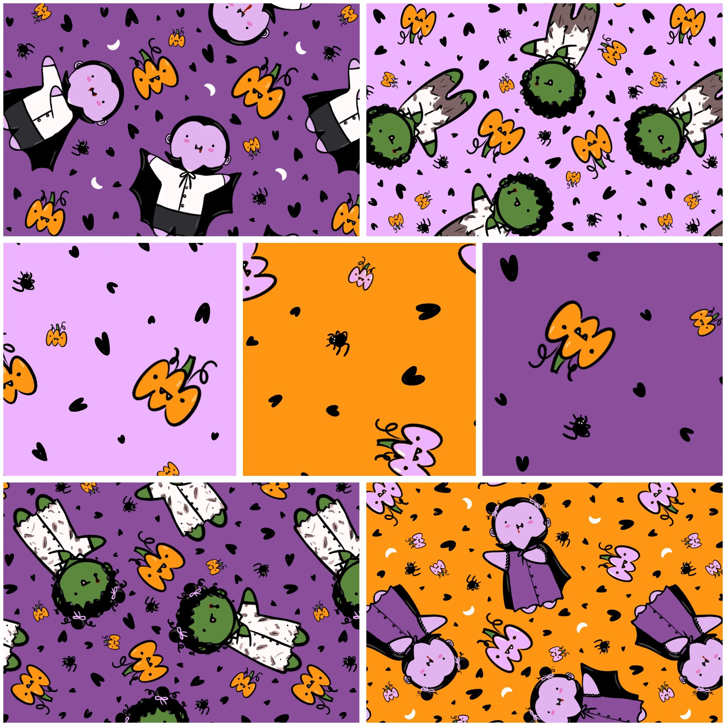 Undead But Still Cute - Fat Quarter Bundle • Made to Order