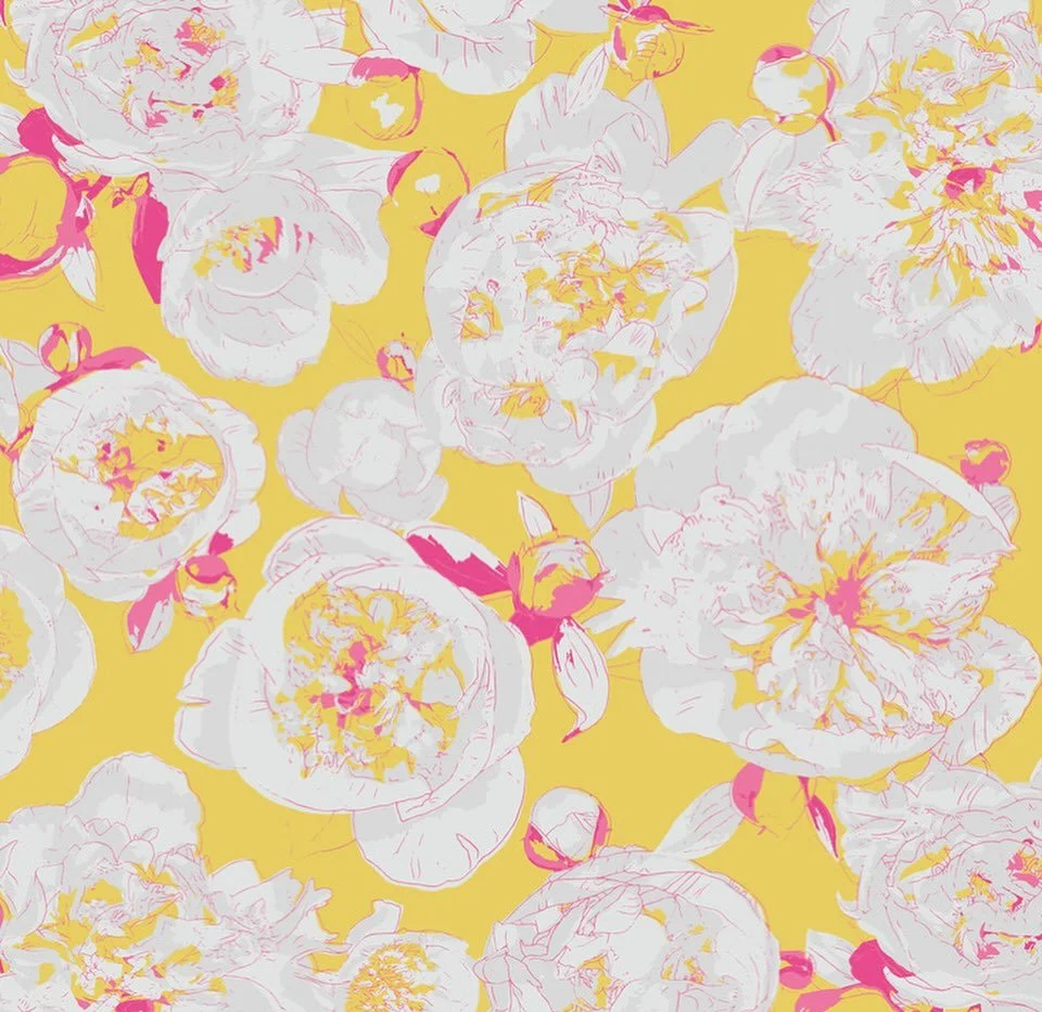 From pattern to pillow! The marylouise 18&rdquo; satin pillow in yellow peony. Available at @saplingandsons in Mt. Lebanon. ❤️

#flowers #flowerlovers #handmade #handmadepittsburgh