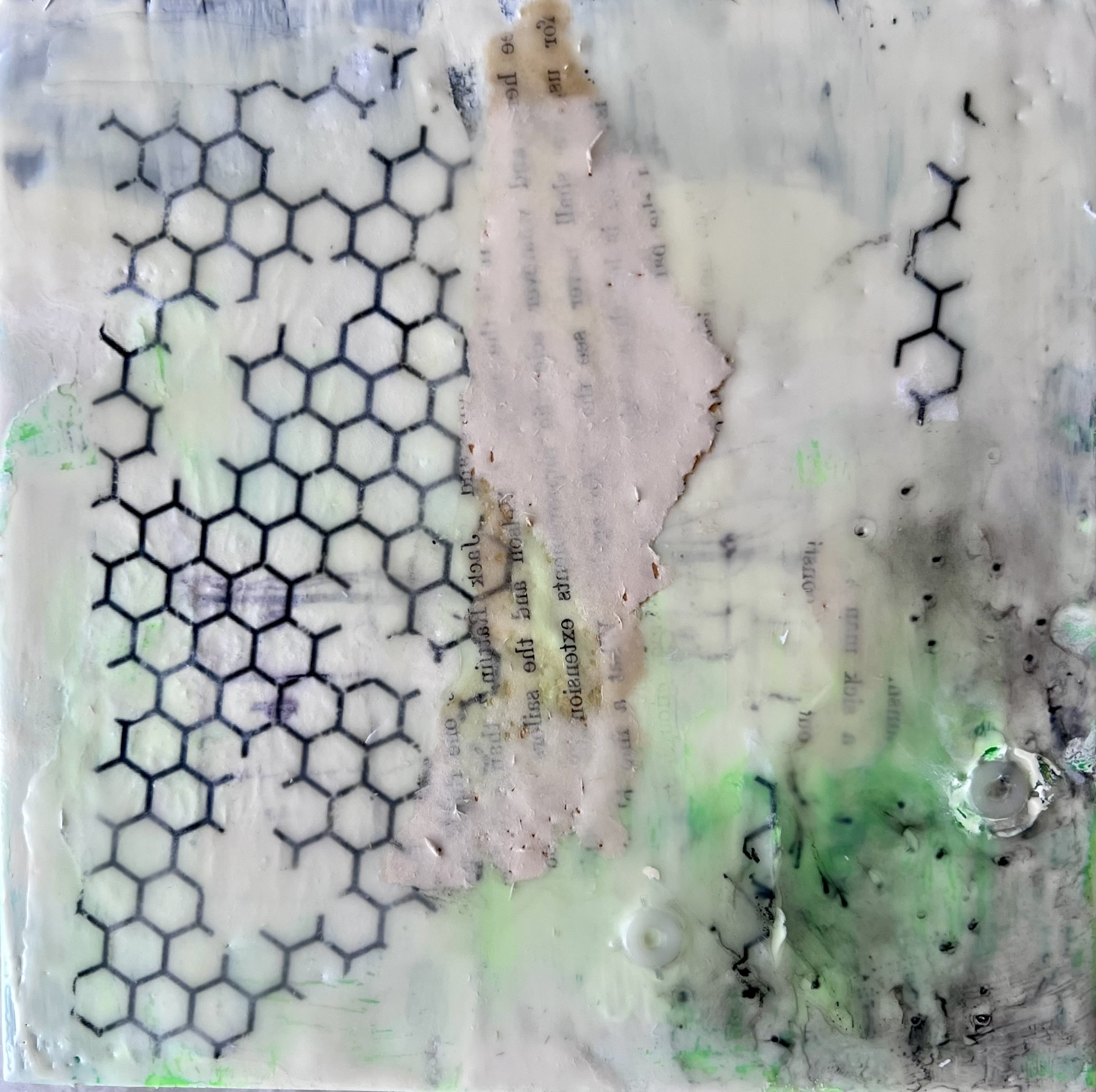 8"x8" Encaustic on panel