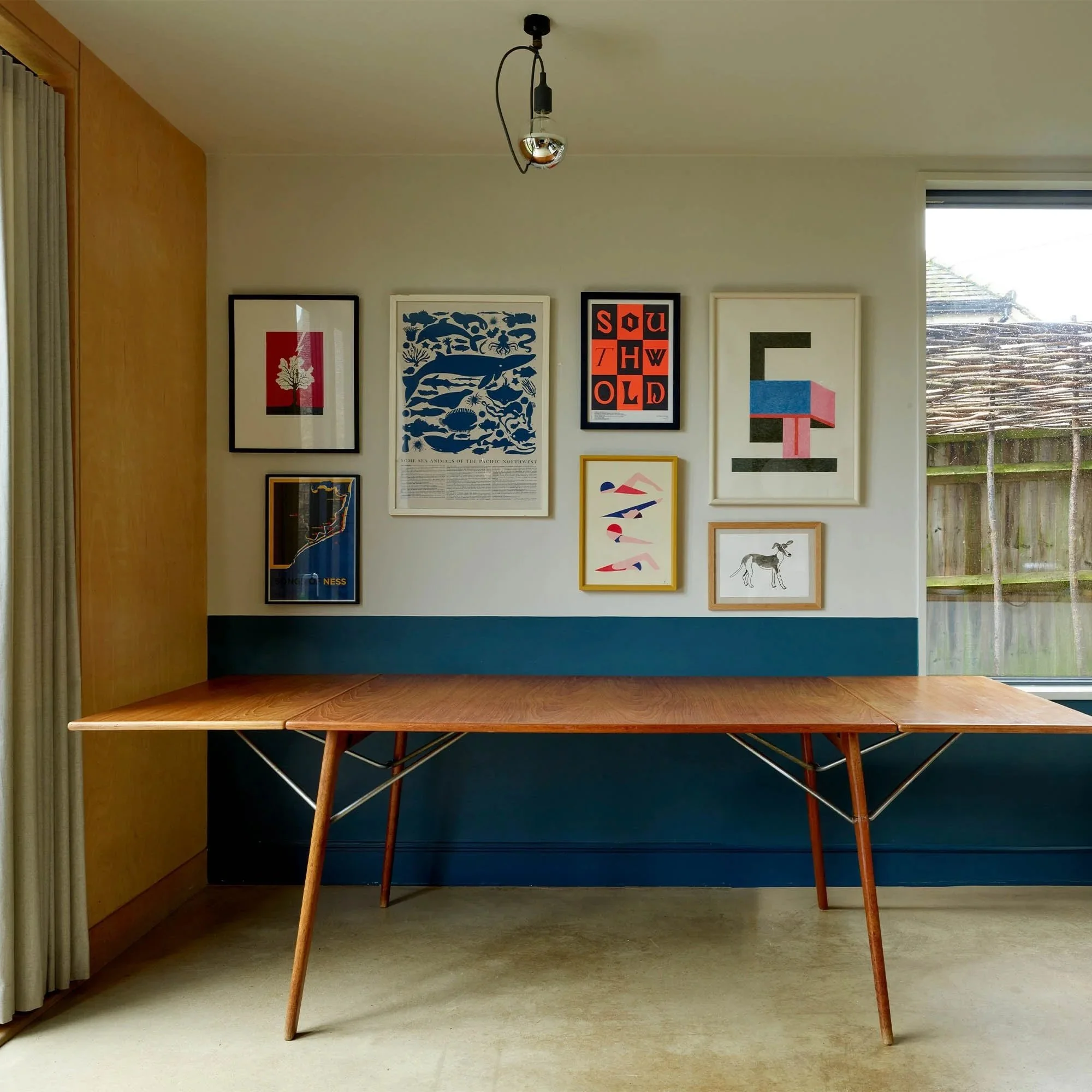 Model 162 Dining Table by Børge Mogensen for Søborg Møbelfabrik, 1950s, Denmark.