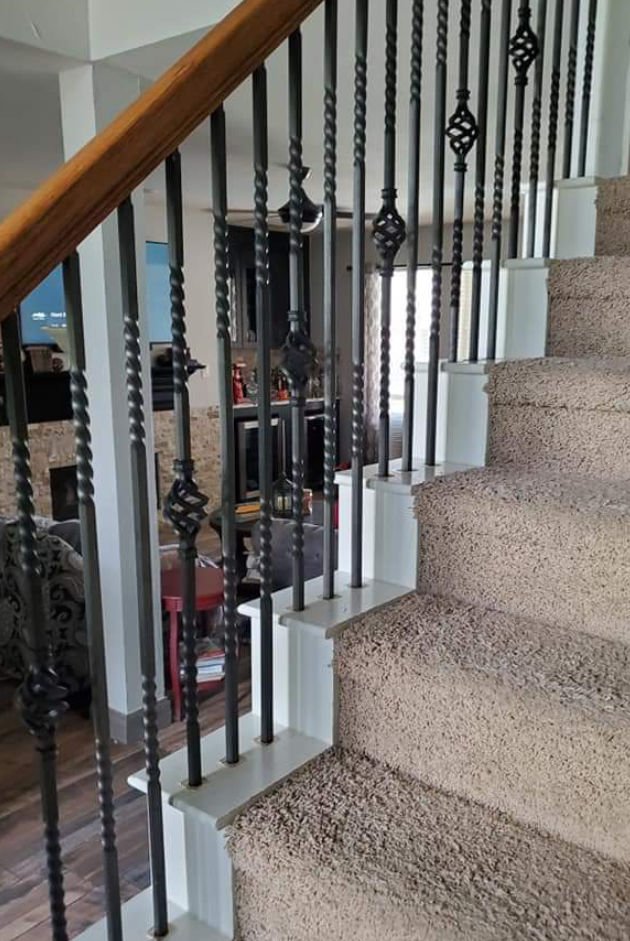 Stairway renovation.