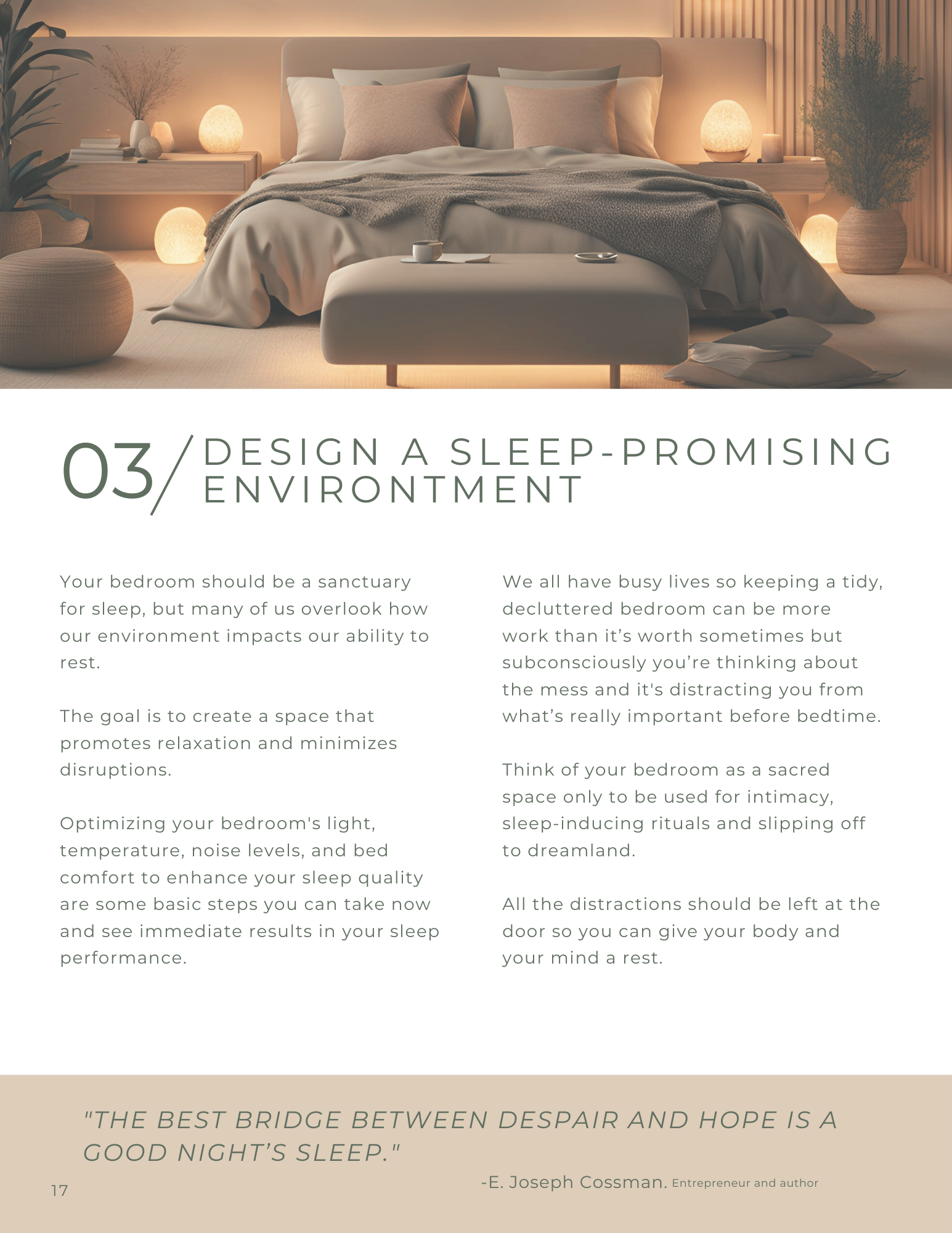 The Sleep Blueprint CH3