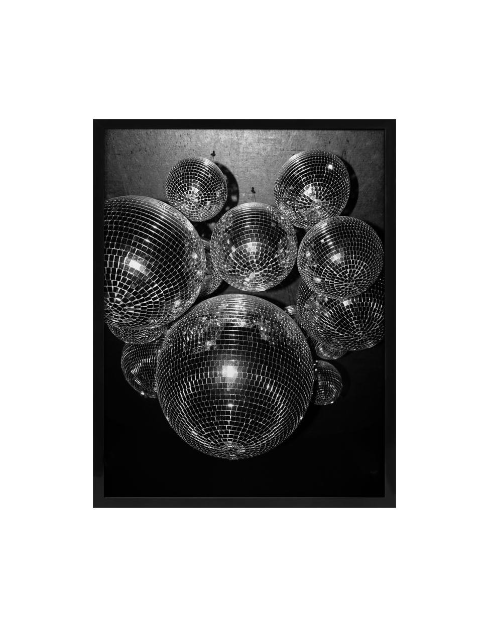 DISCO BALLS (72" x 108" Framed)