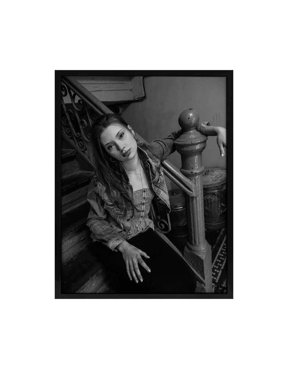 Angelina Portrait ("24 x 26" Framed)