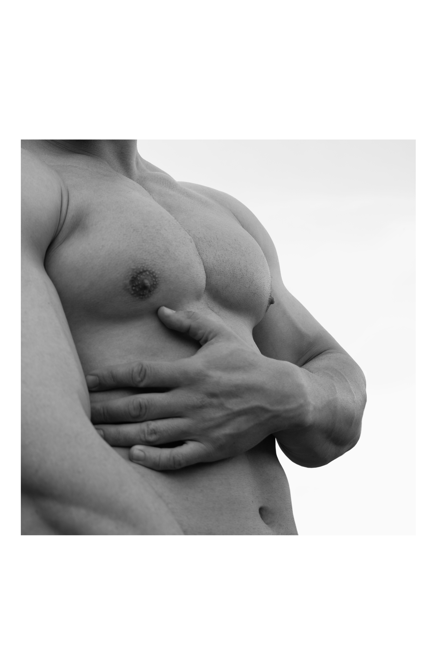 Beefcake Chest Postcards (6" x 6")