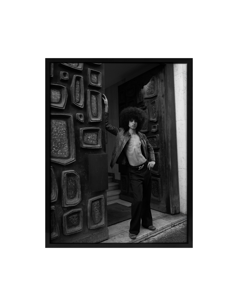 Axel Defrel Portrait ("24 x 26" Framed)