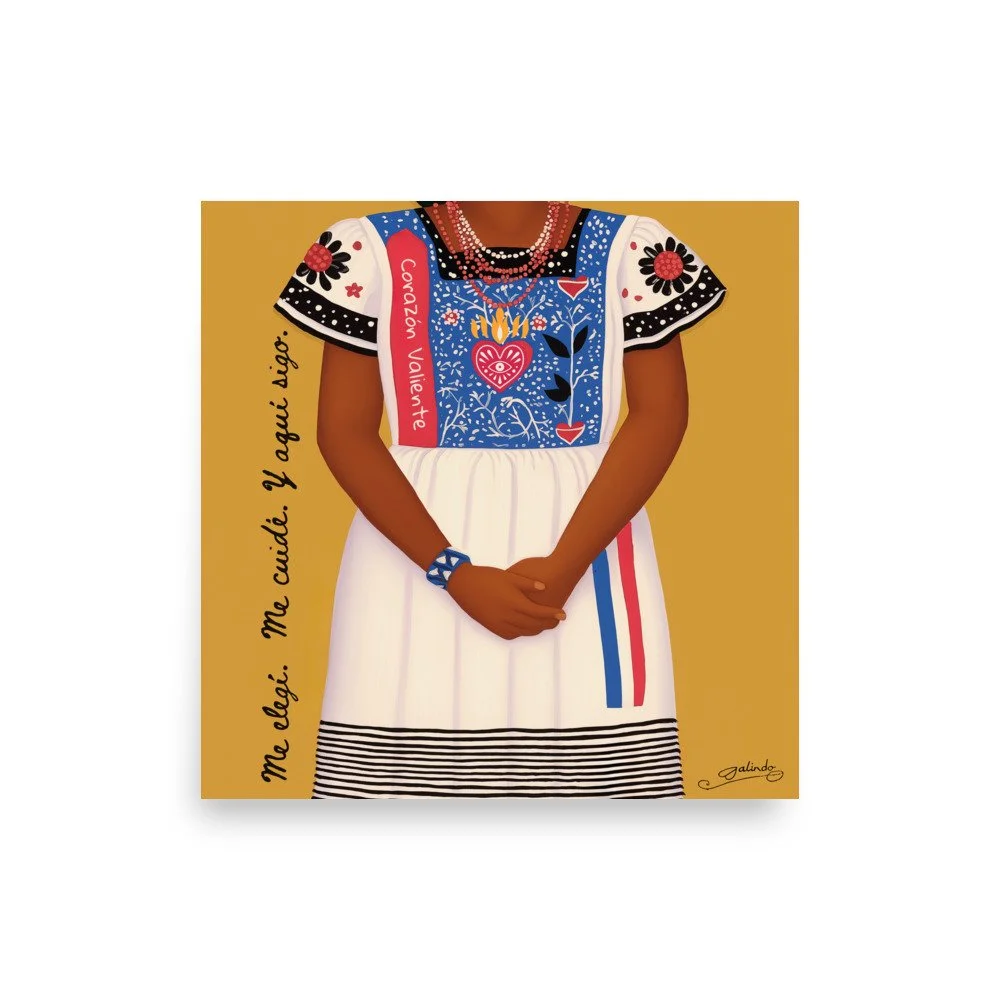 neo retablo folk saint yellow2