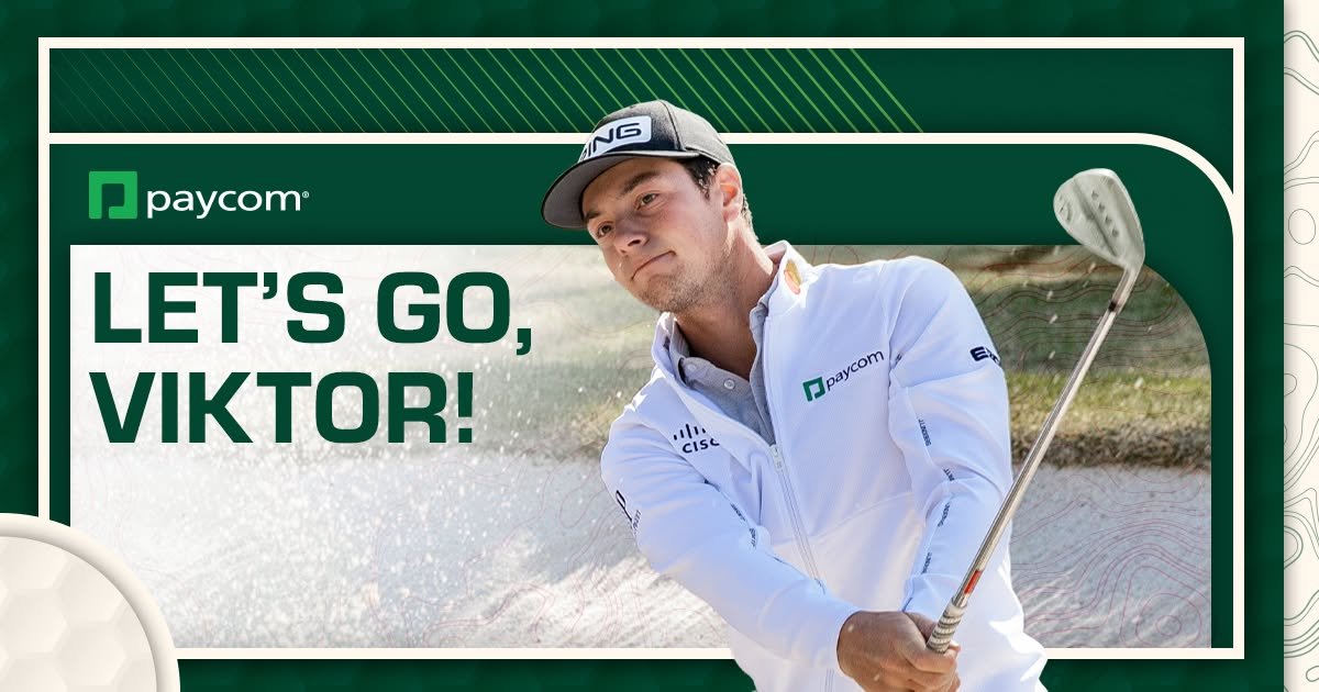 Get your golf clap ready as Paycom’s newest brand ambassador tees off at another tournament today! #PaycomAmbassador #PaycomXViktor