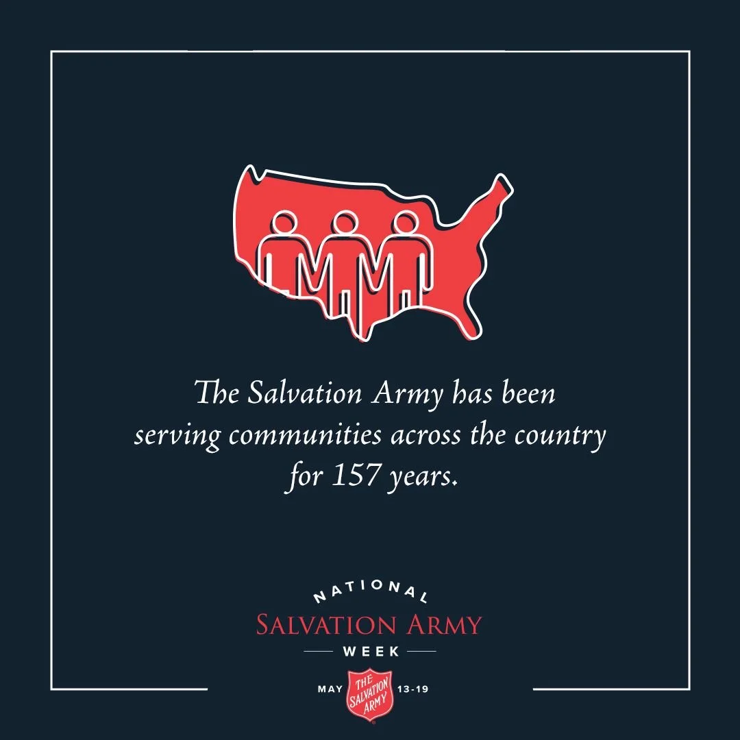 It’s National Salvation Army Week! Join us in recognizing the incredible contributions of our volunteers, donors, and partners as we continue to serve those in need across the country.
