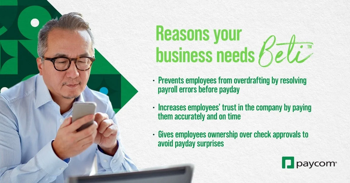 When employees experience accidental overdrafts due to lack of paycheck transparency, they begin to lack faith in your business. See how you can help gain back employee confidence at https://paycom.com/our-solution/beti.