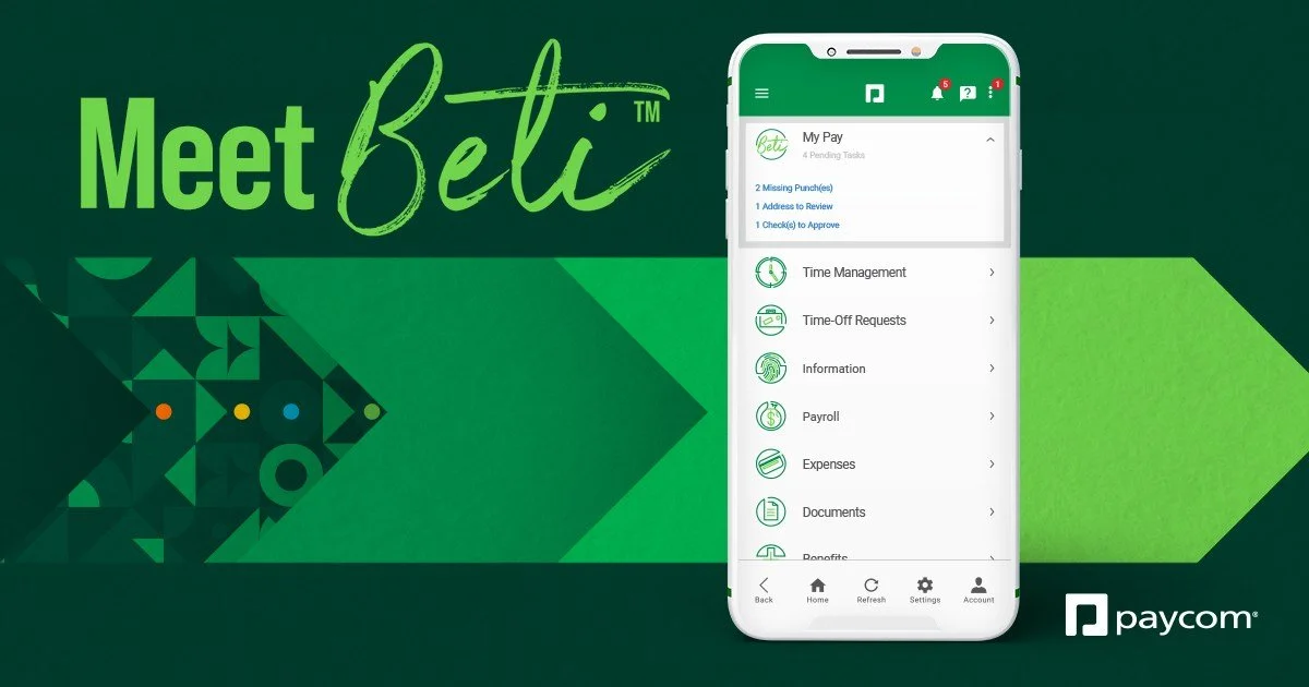 With Beti’s employee-driven payroll, issues get resolved faster prior to payday because employees are verifying their own information. The future of payroll is here! Read our blog post to learn more.