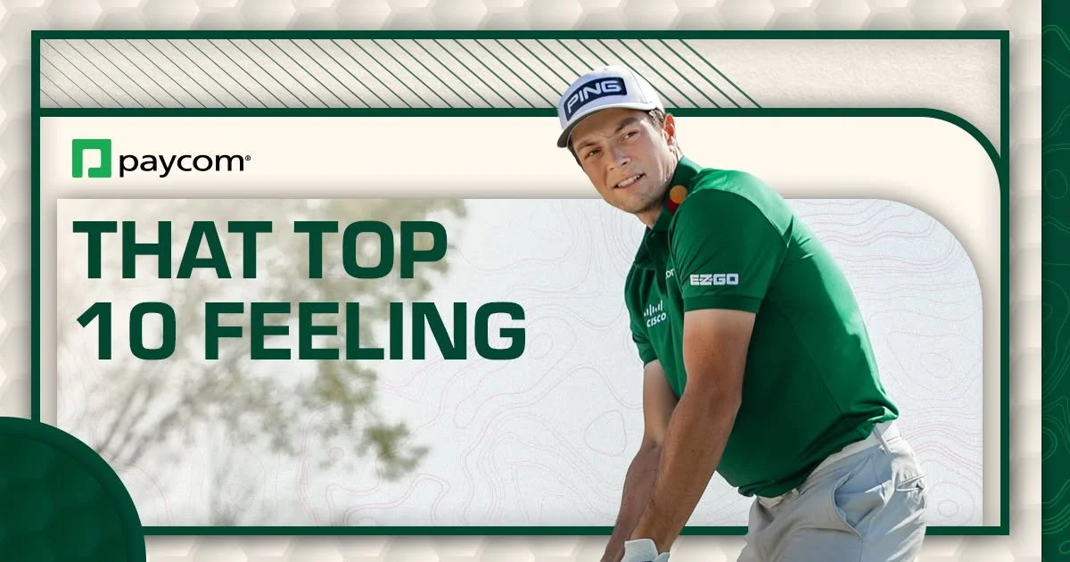 Shoutout to Viktor Hovland for making this tournament’s Top 10. What a finish! #PaycomAmbassador #PaycomXViktor