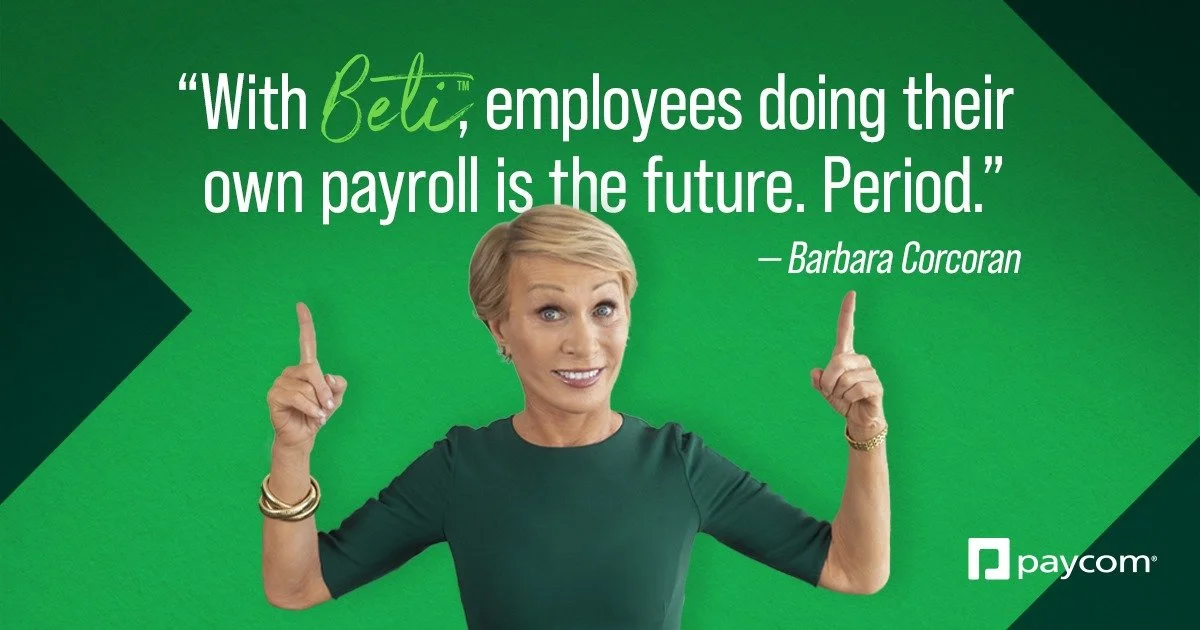 Once you run payroll through Beti and employees, your business will be able to treat its payroll pains. Put the future of payroll in your employees’ hands today at Paycom.com/Beti.