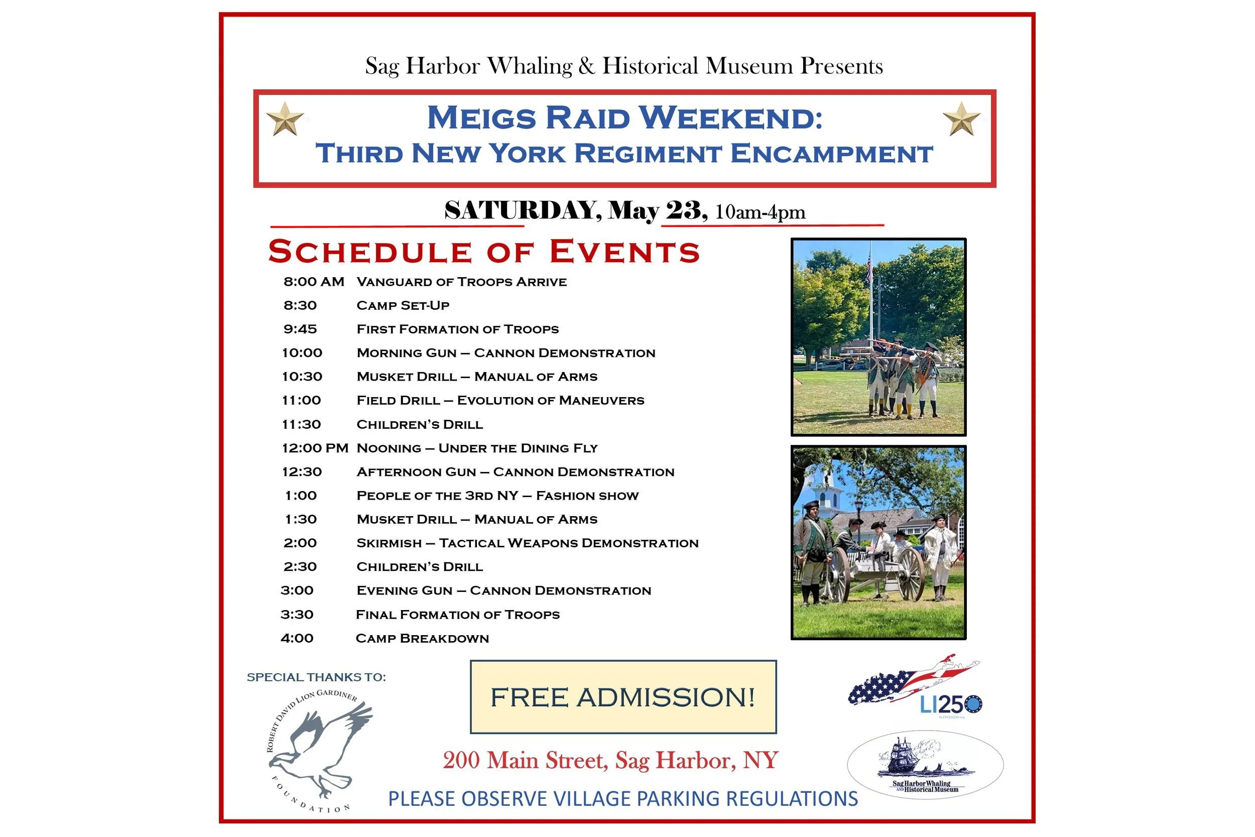 Meig’s Raid Reenactment Weekend