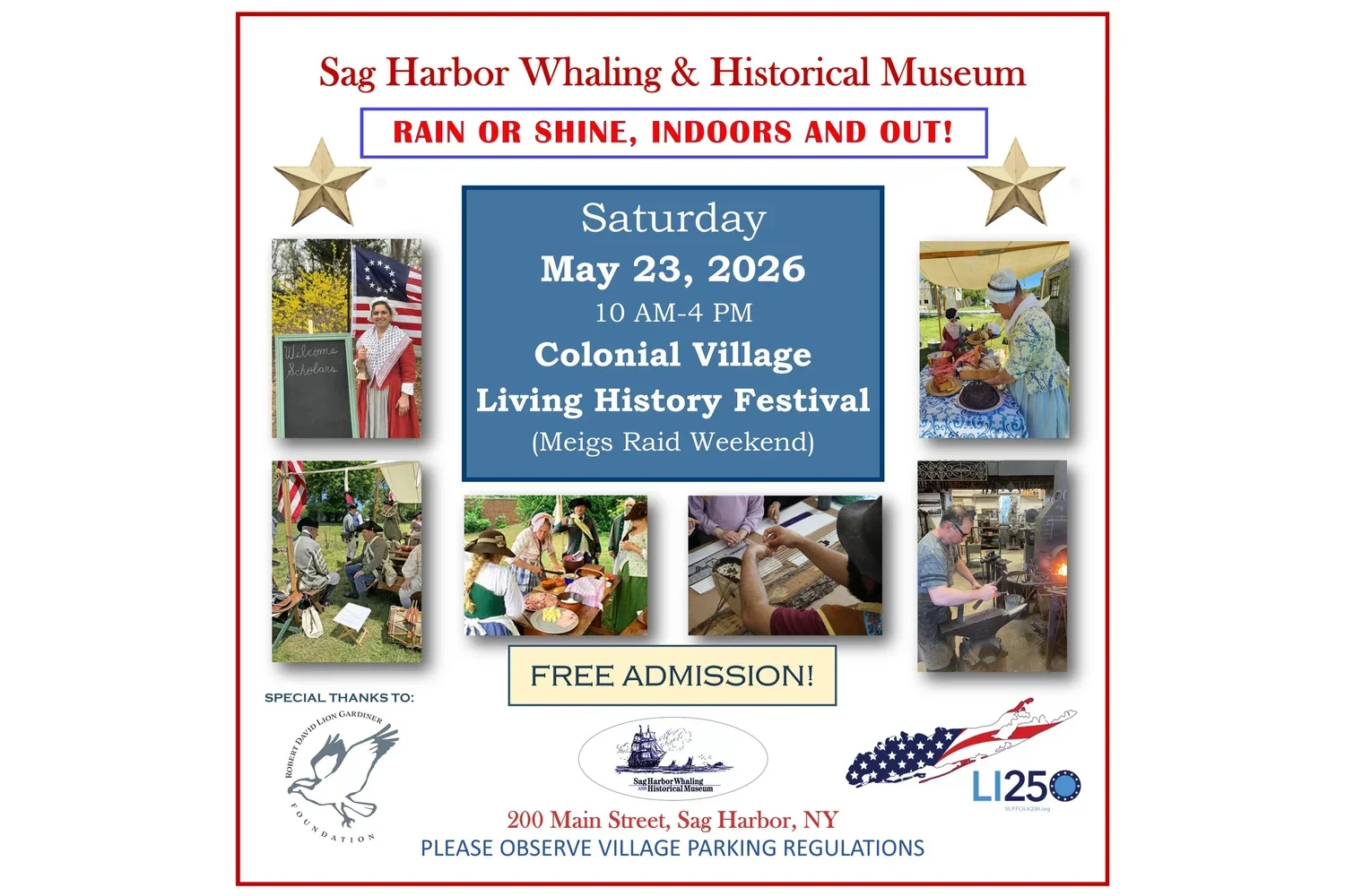 Meigs Raid Weekend: Colonial Village Living History Festival